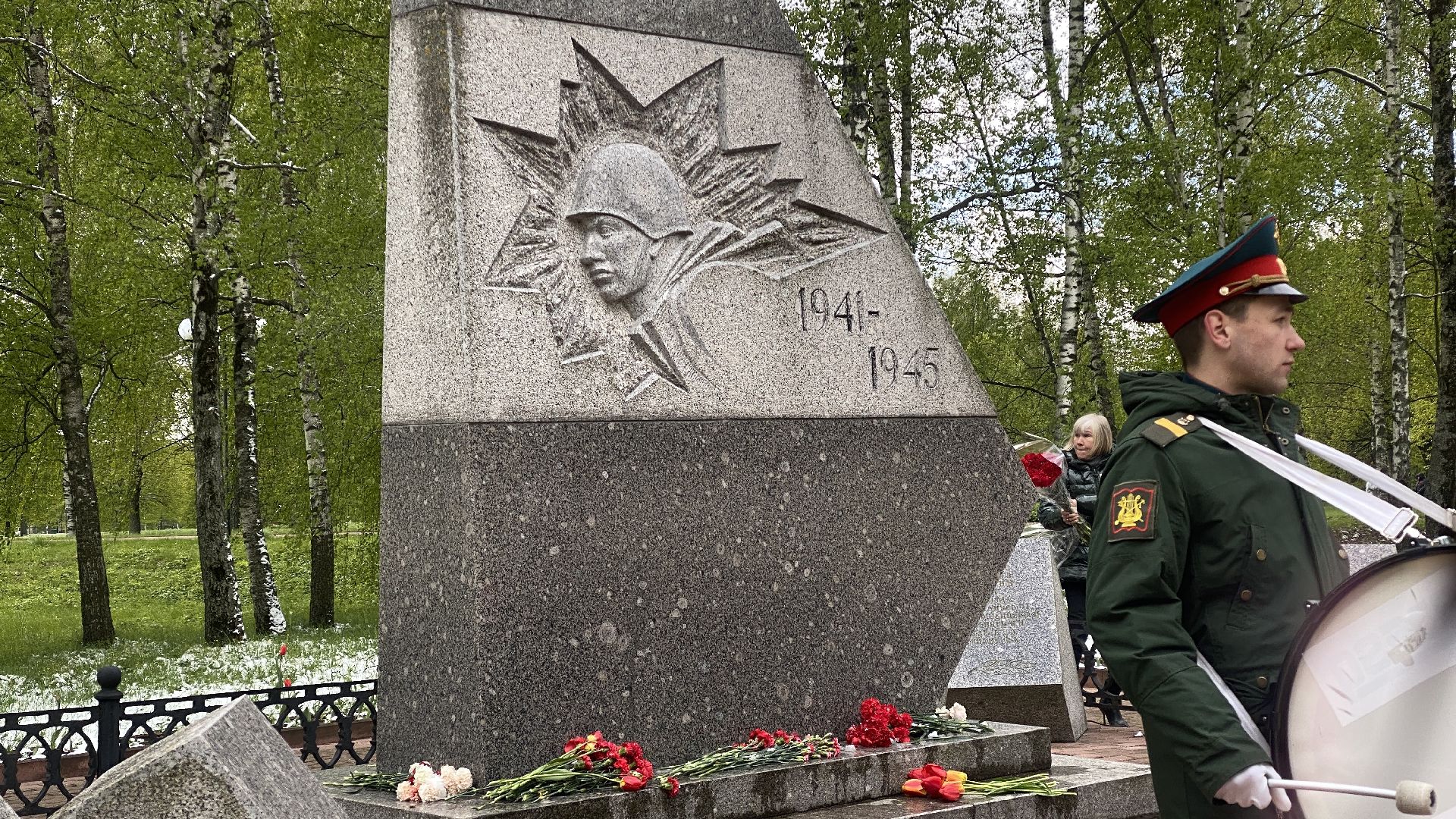 день победы, митинг памяти, возложение цветов, вов, горки ленинские,