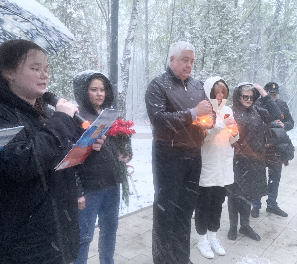 Балашиха, Подмосковье, День Победы, свеча памяти, патриотическая акция, волонтеры подмосковья,