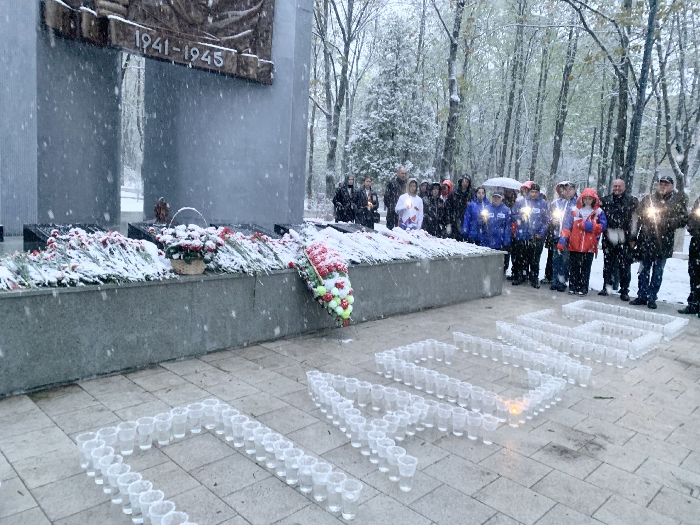 Балашиха, Подмосковье, День Победы, свеча памяти, патриотическая акция, волонтеры подмосковья,