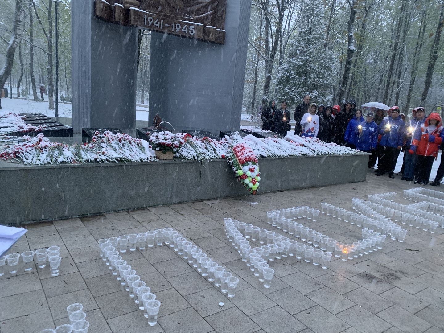 Балашиха, Подмосковье, День Победы, свеча памяти, патриотическая акция, волонтеры подмосковья,