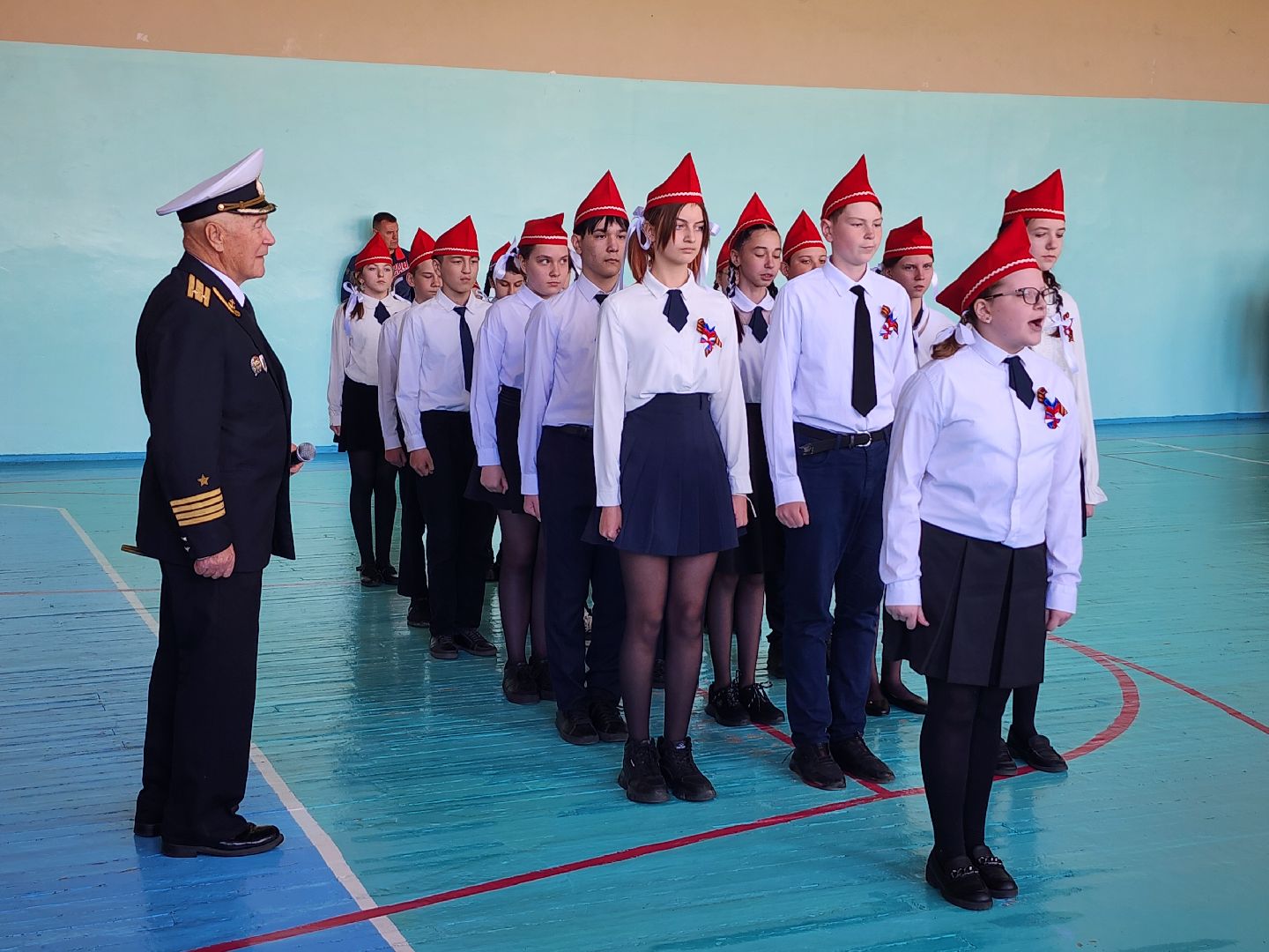 серпухов, поселок оболенск, смотр строя и песни, оболенская школа, день победы,