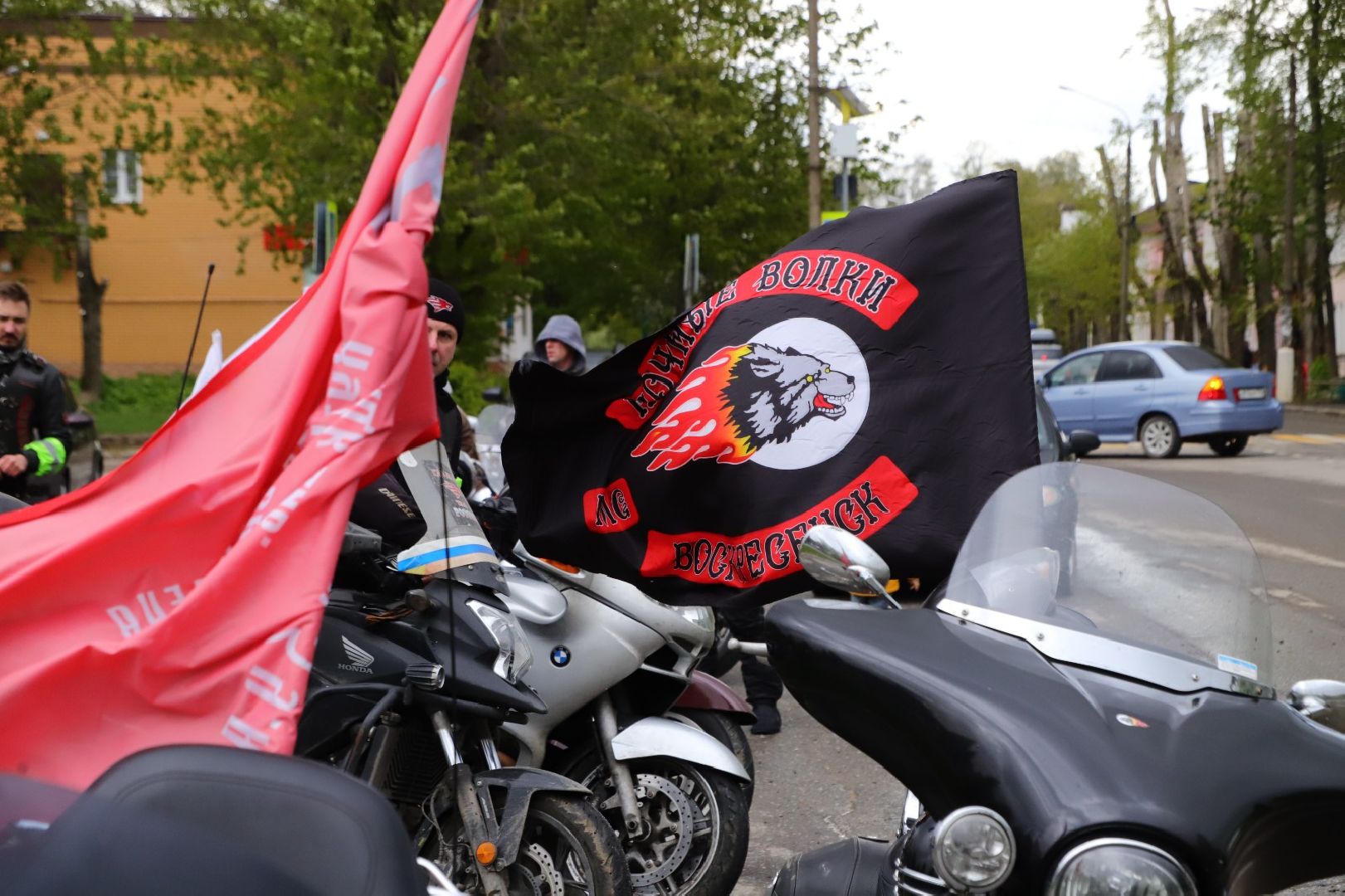 воскресенск, мотоциклисты, ночные волки, мотосезон, день победы, 9 мая,