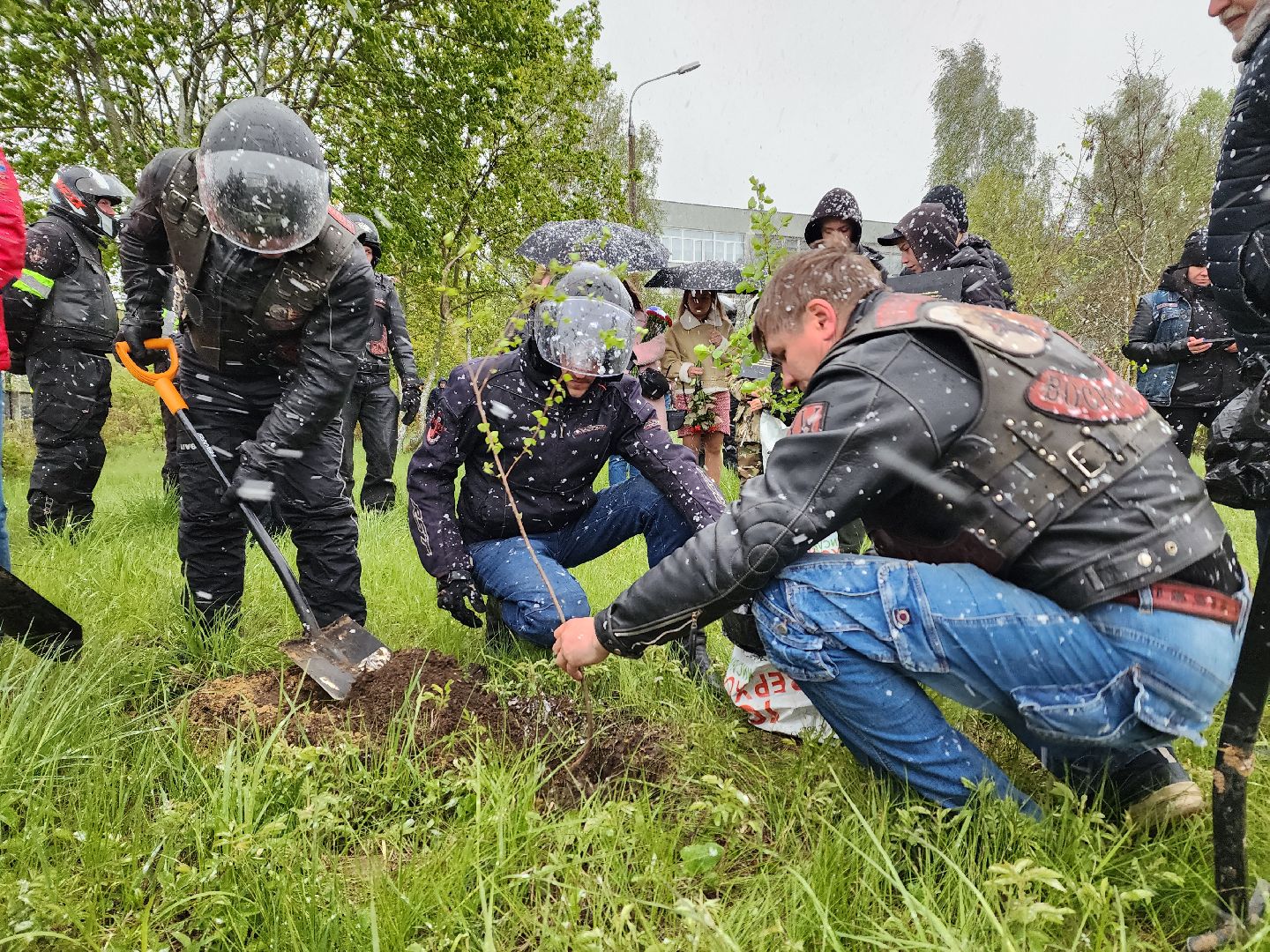 воскресенск, мотоциклисты, ночные волки, мотосезон, день победы, 9 мая,
