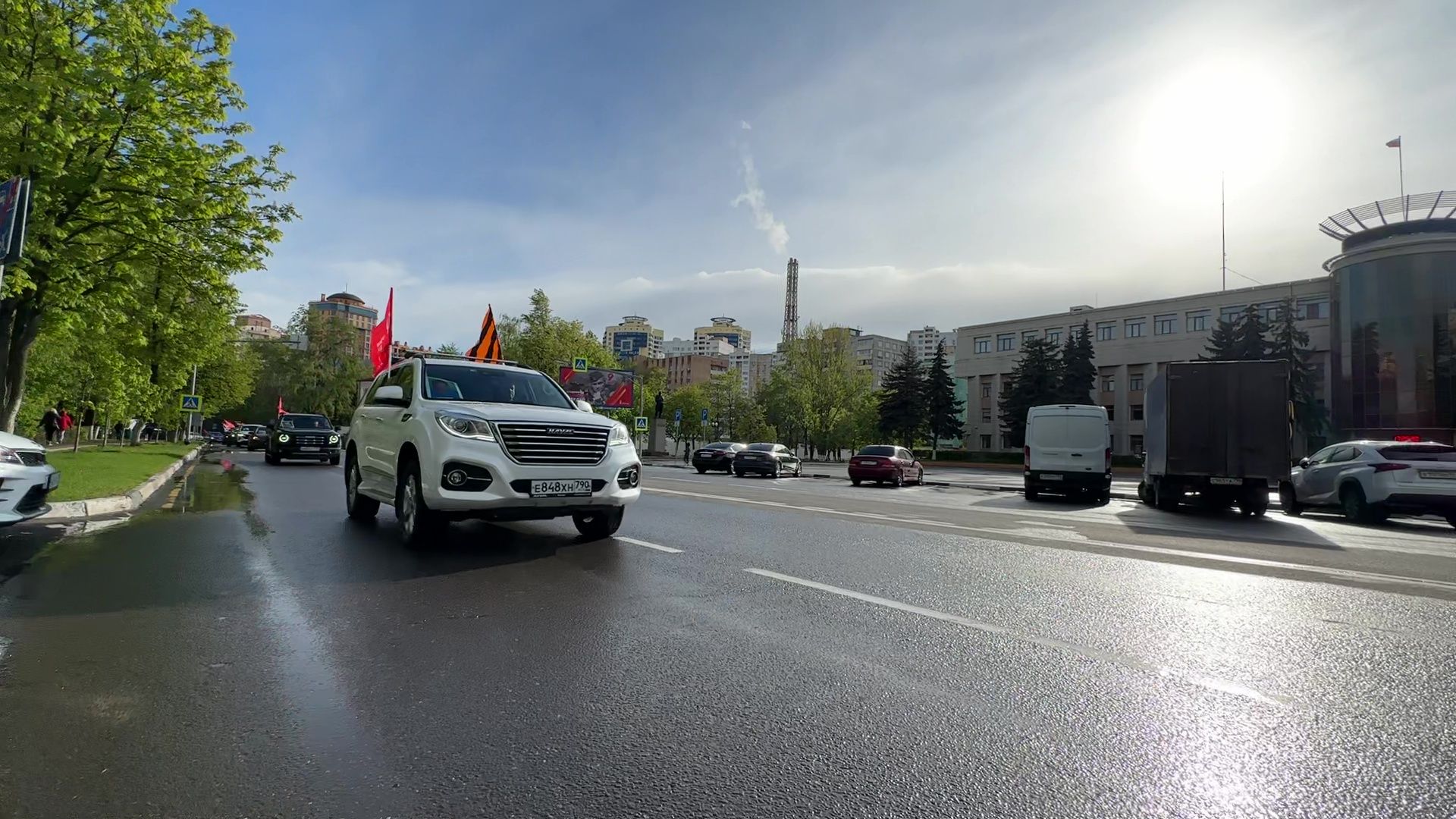 Реутов, день победы, я помню, я горжусь, автопробег, бессмертный полк,