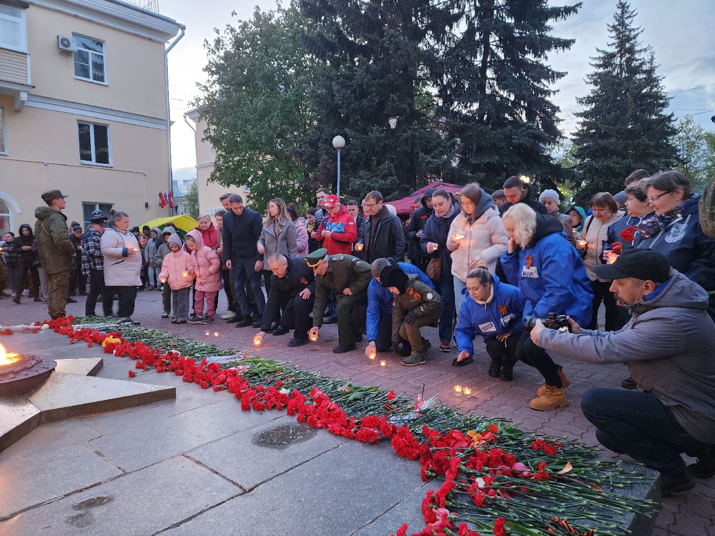воскресенск, день победы, свеча памяти, 9 мая, великая отечественная война,
