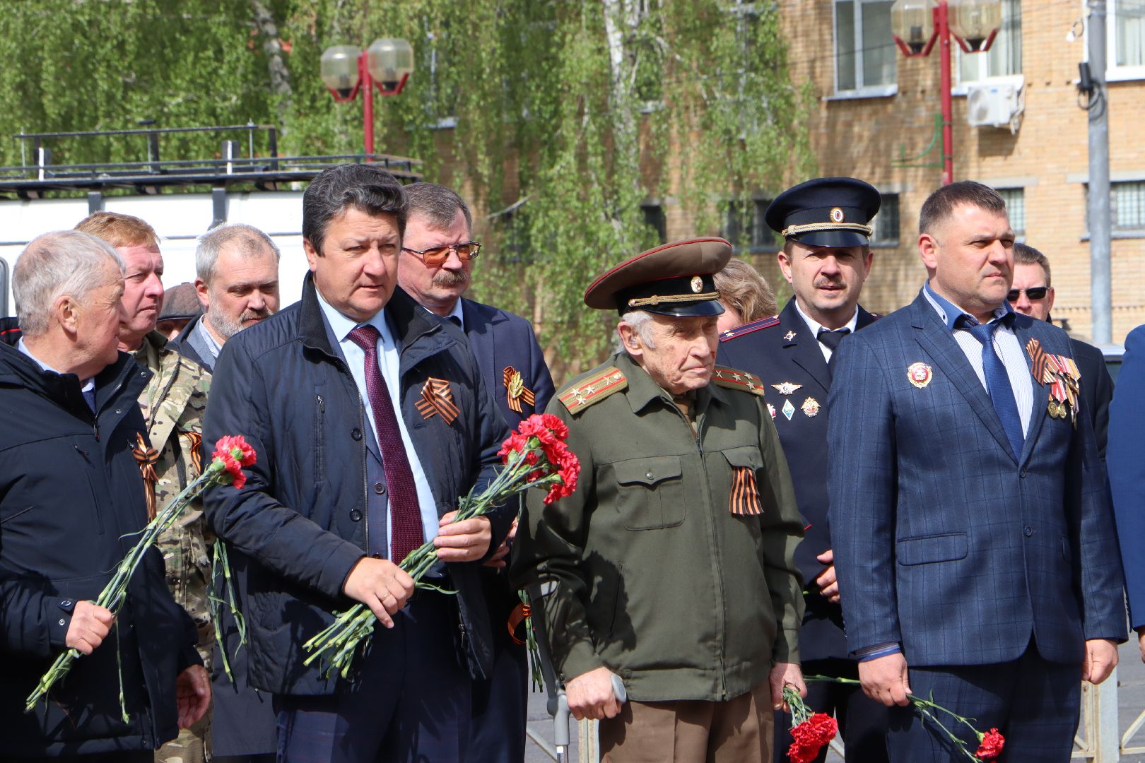 День Победы, 9 мая, Серебряные Пруды, Дмитриевский, возложение, глава, глава городского округа,