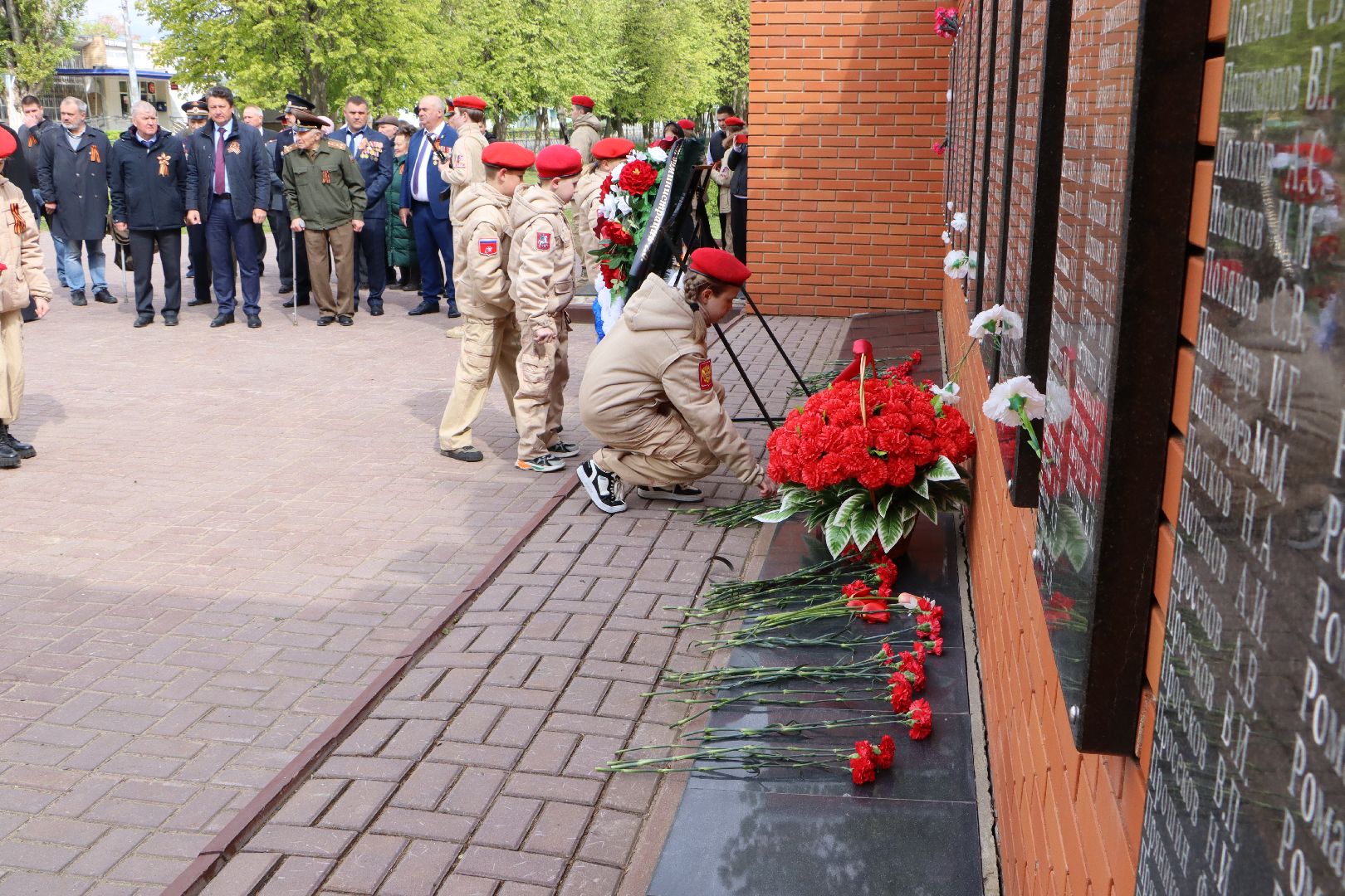 День Победы, 9 мая, Серебряные Пруды, Дмитриевский, возложение, глава, глава городского округа,