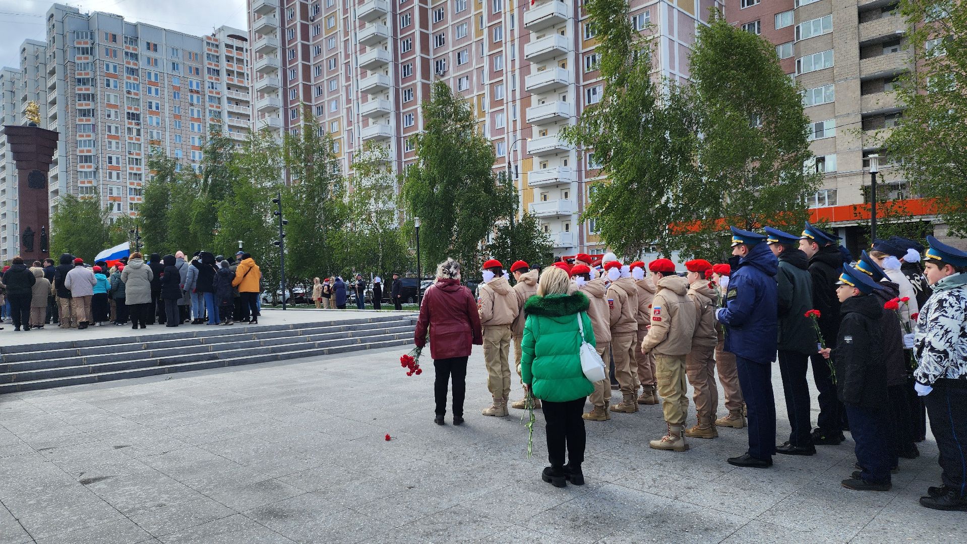 подольск, возложение цветов, День победы, почтили память,