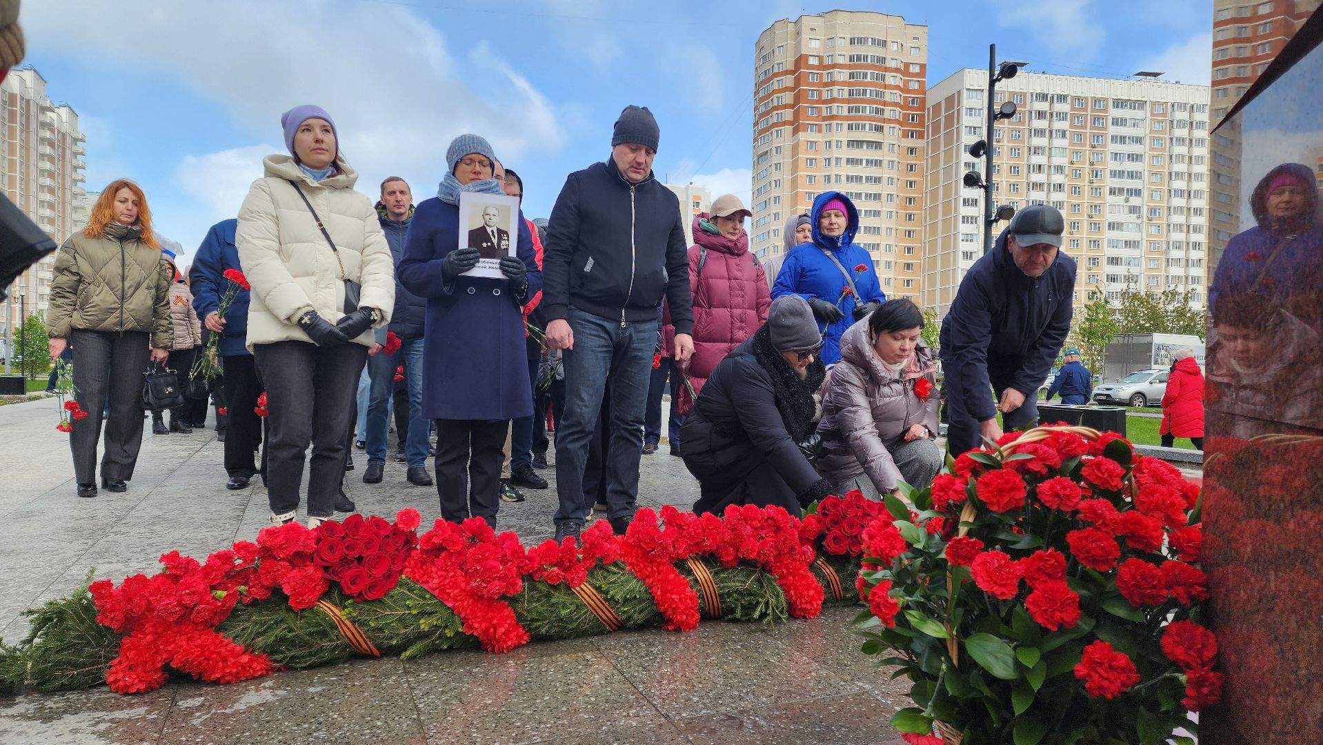 подольск, возложение цветов, День победы, почтили память,