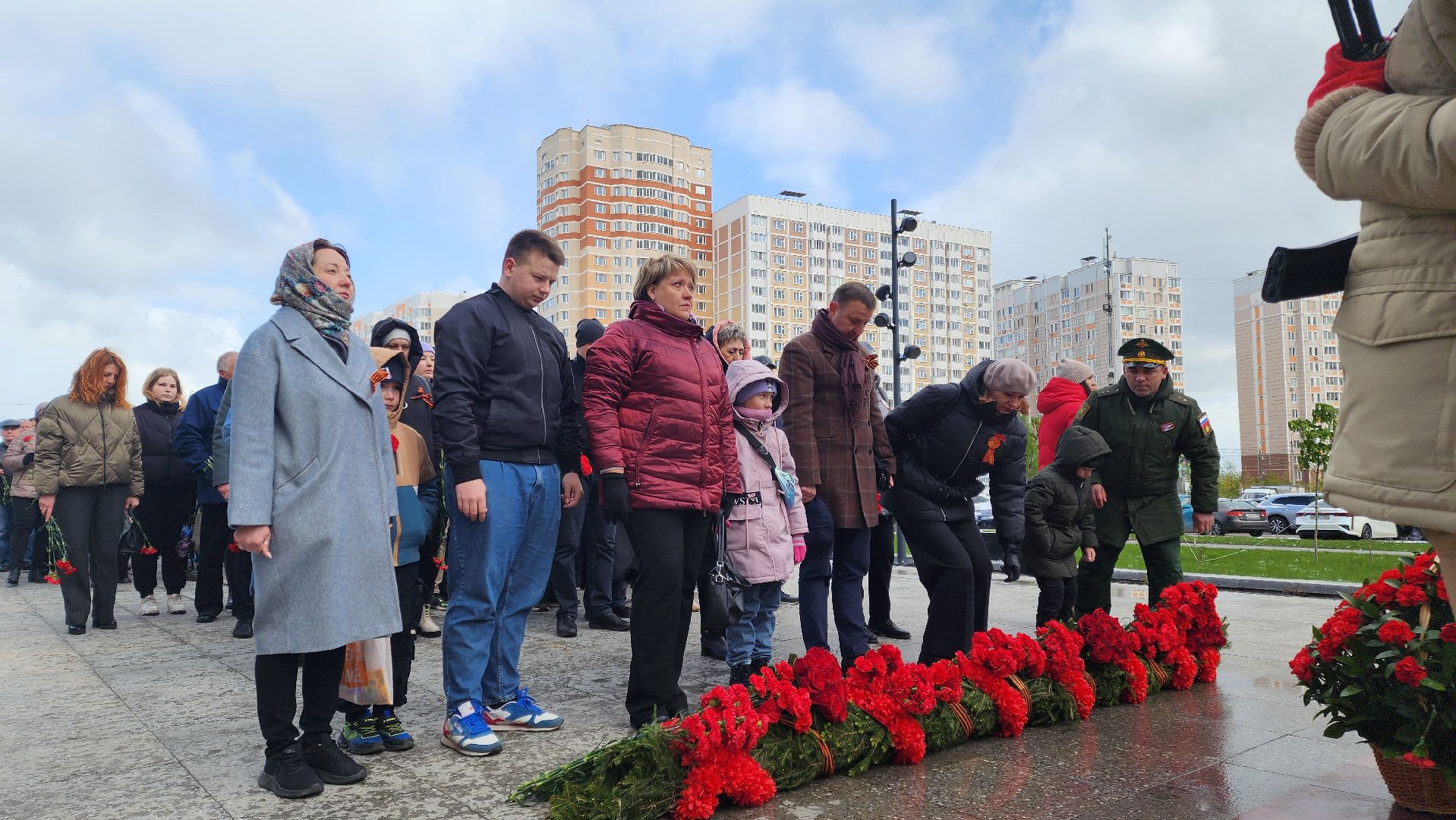 подольск, возложение цветов, День победы, почтили память,