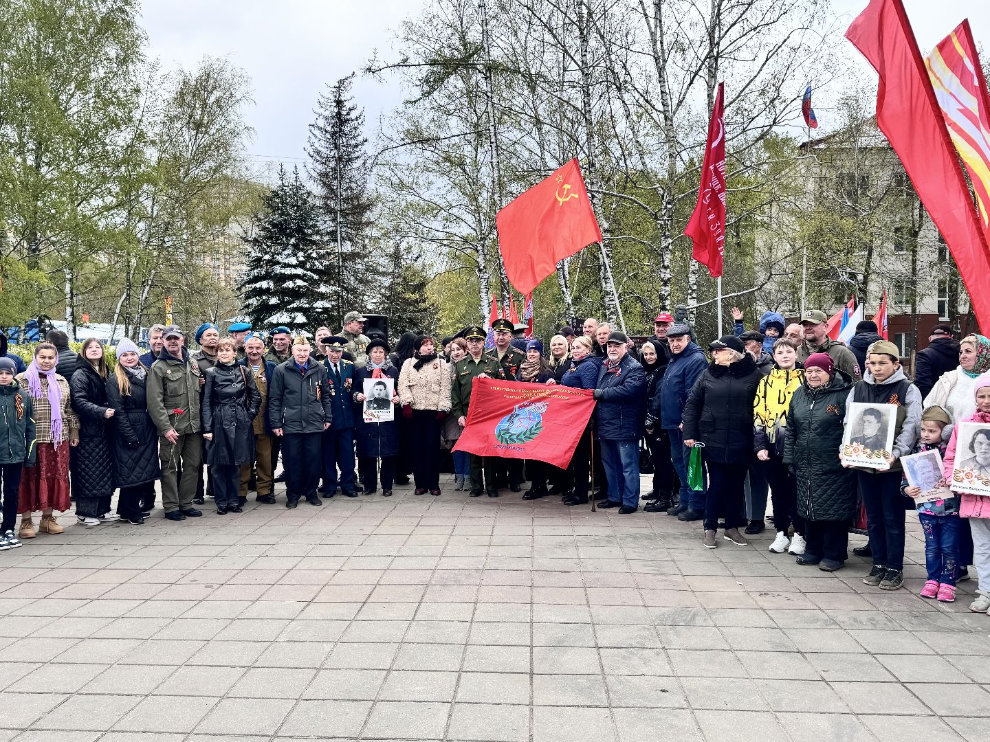 Солнечногорск, 9 мая, день победы, мемориал, бойцы сво,