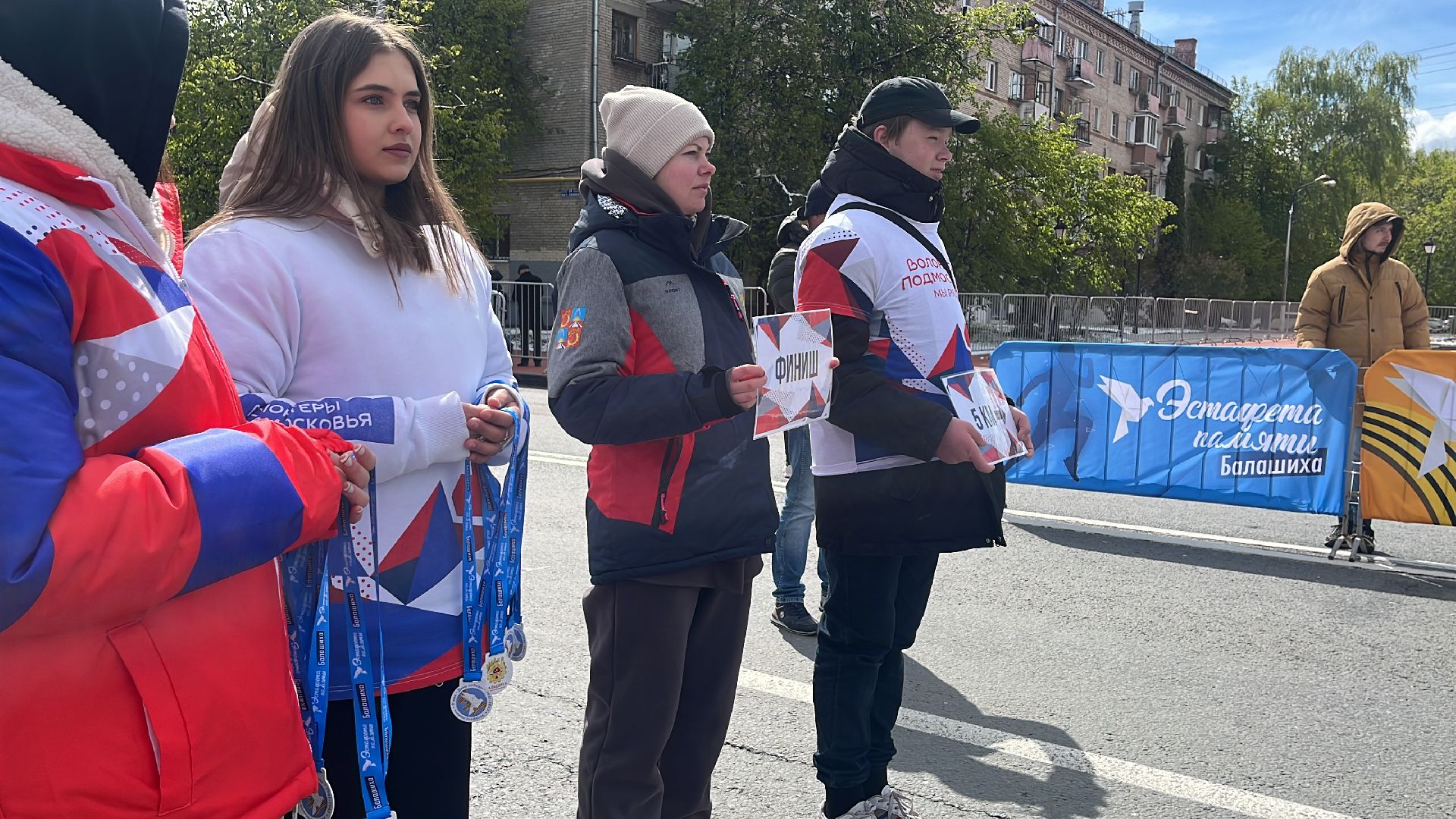 эстафета, эстафета памяти, бег, день победы, день победы в балашихе, 9 мая,