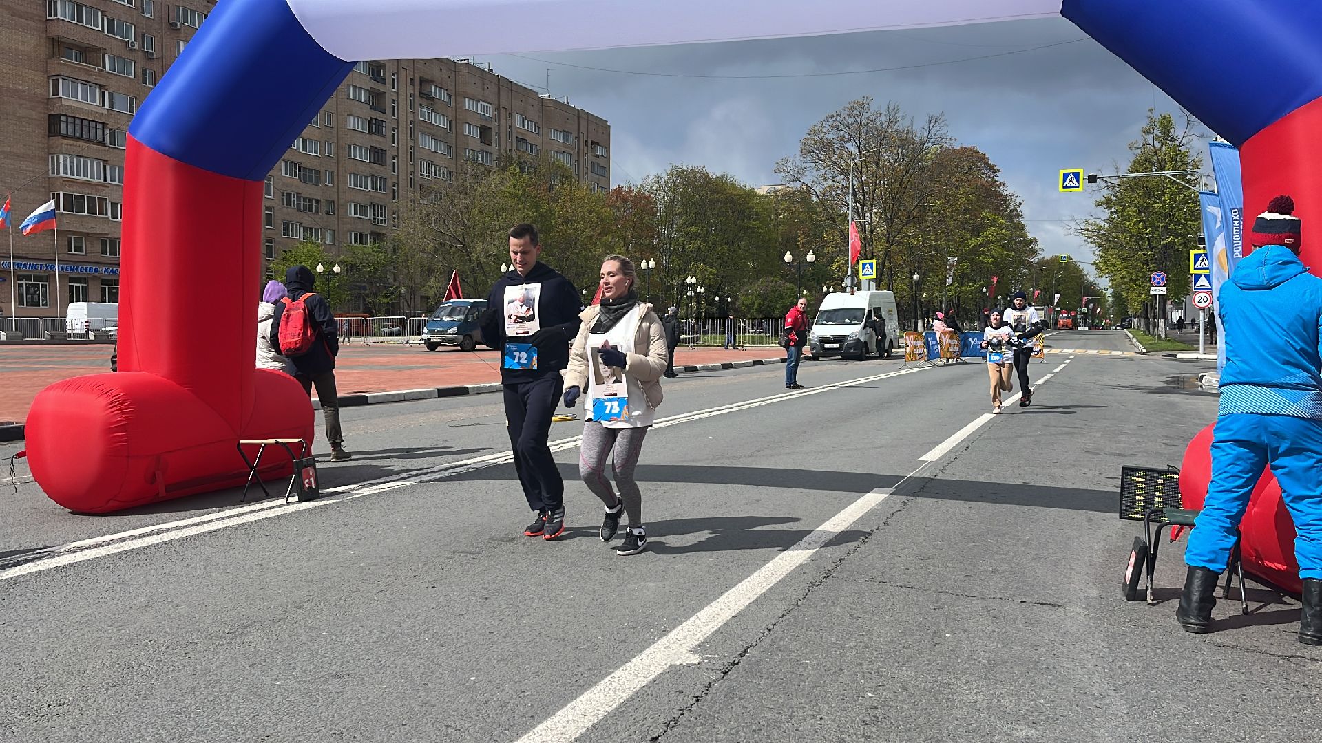 эстафета, эстафета памяти, бег, день победы, день победы в балашихе, 9 мая,