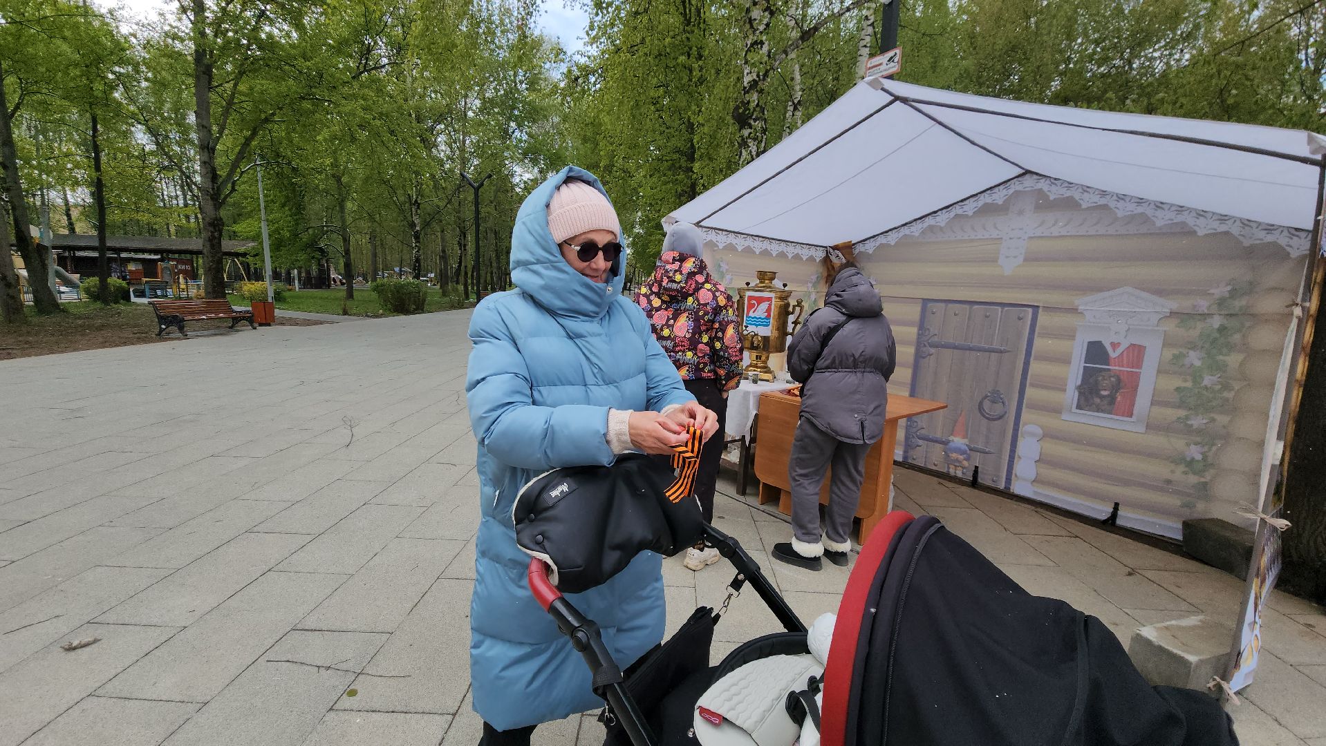 9 мая, георгиевская ленточка, Долгопрудный,