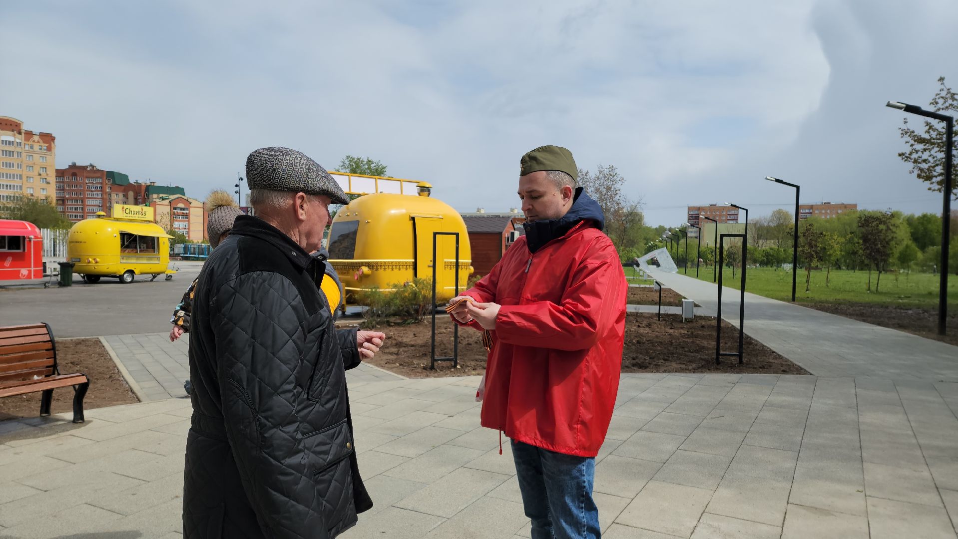 9 мая, георгиевская ленточка, Долгопрудный,