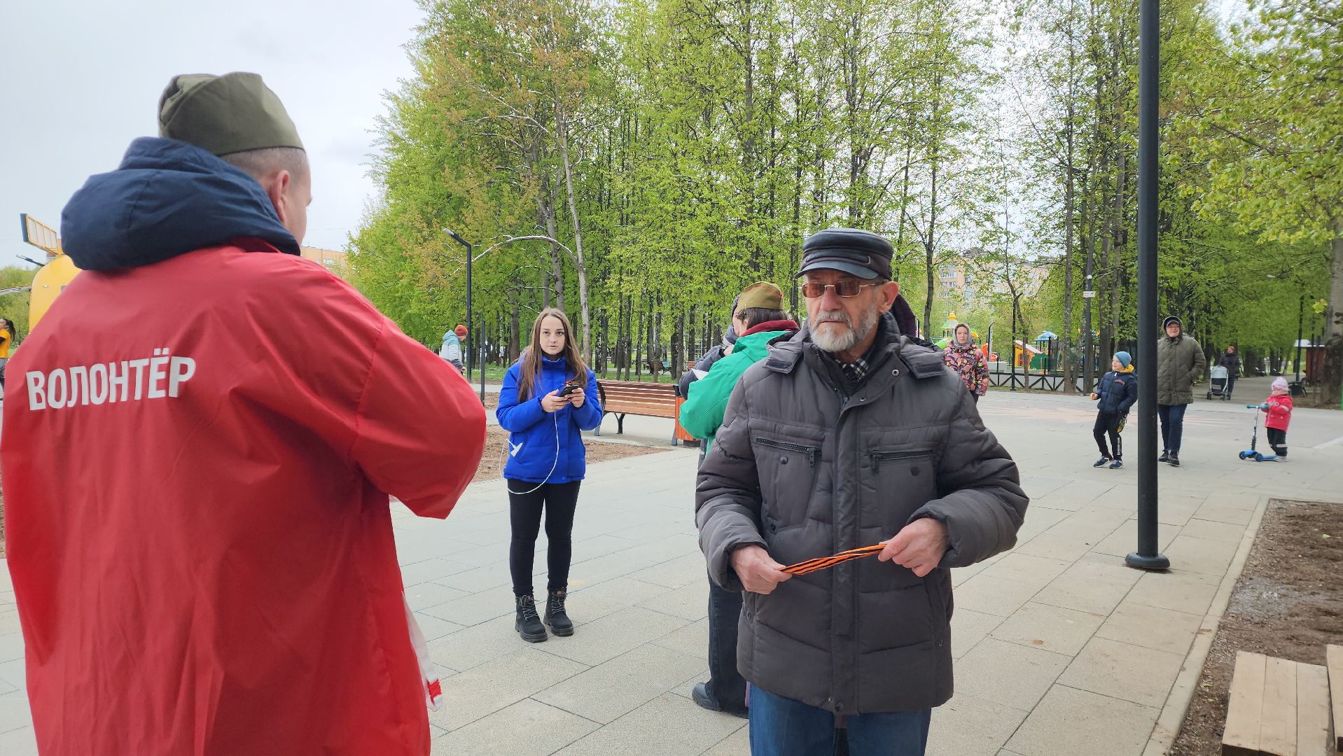 9 мая, георгиевская ленточка, Долгопрудный,