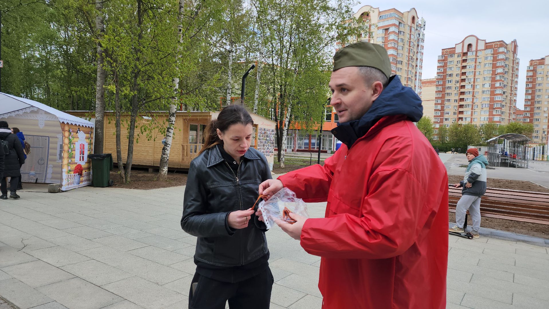 9 мая, георгиевская ленточка, Долгопрудный,