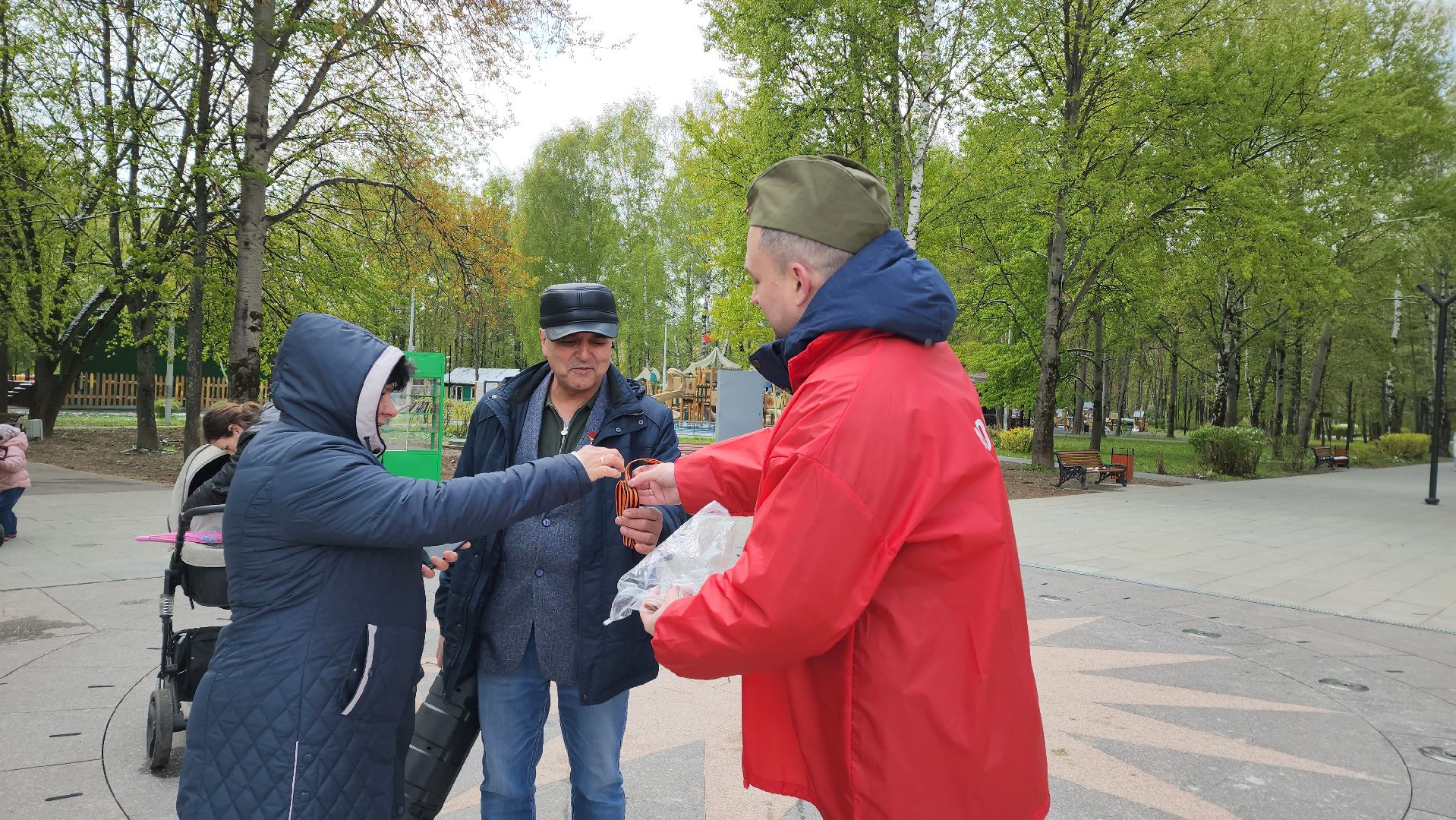 9 мая, георгиевская ленточка, Долгопрудный,