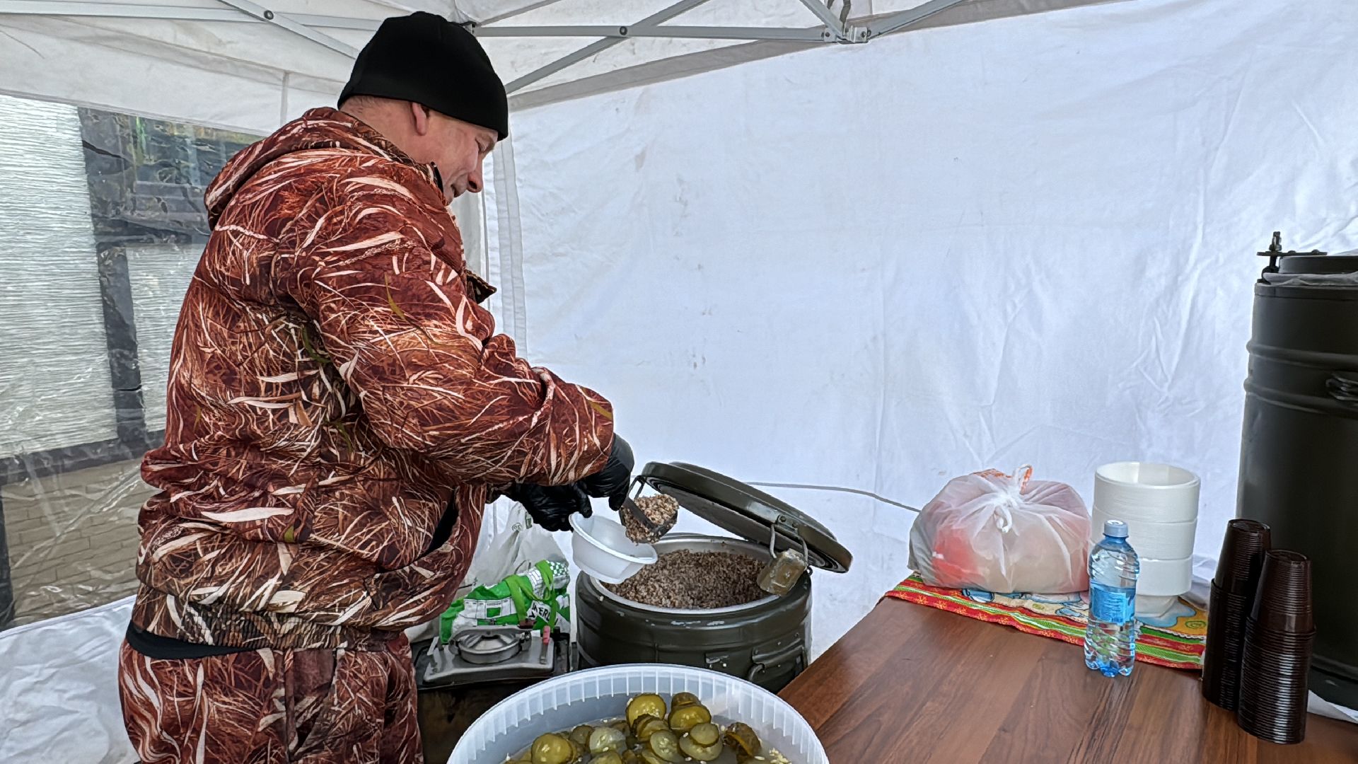 Одинцово, День Победы, Солдатская каша,