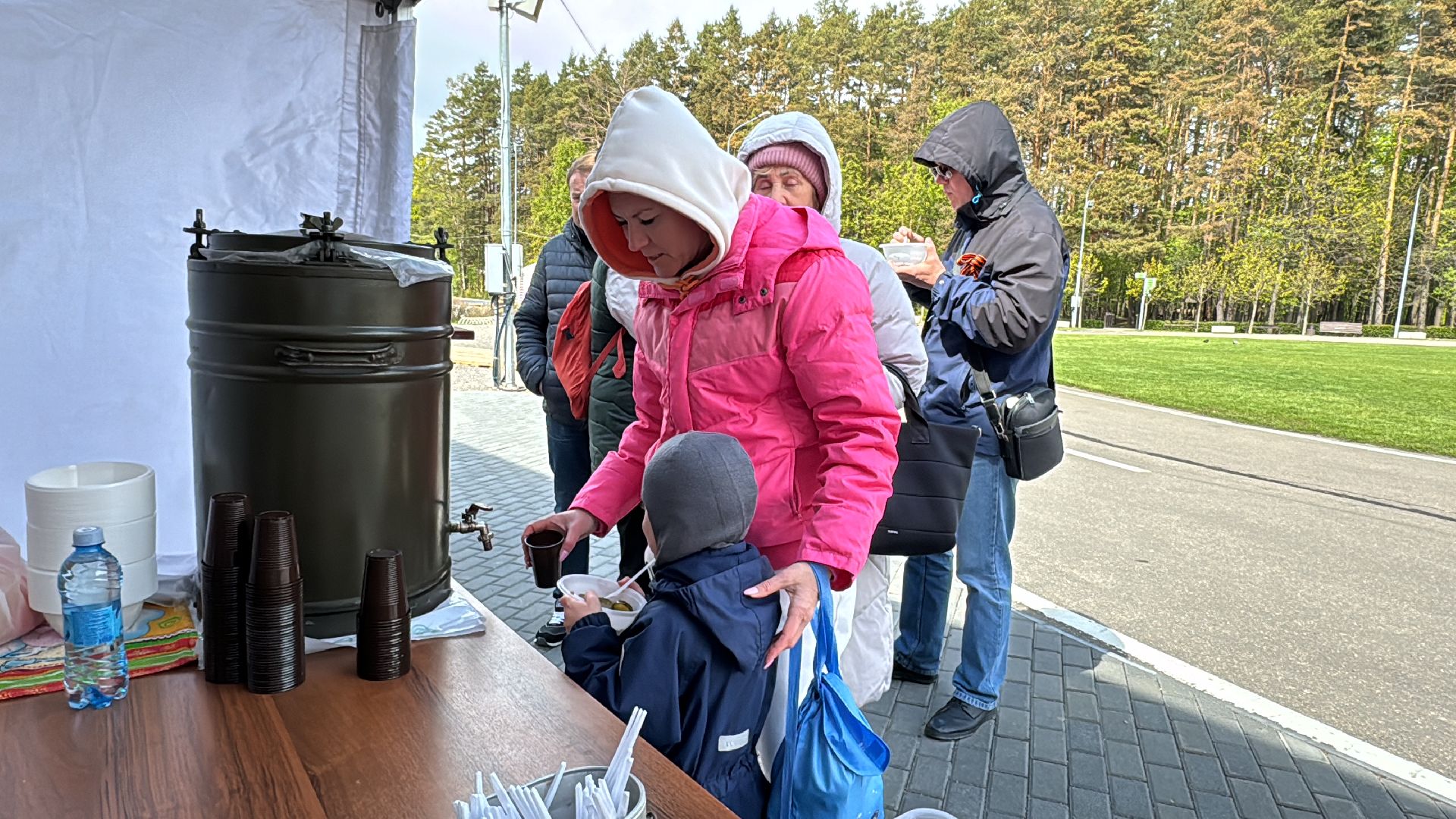 Одинцово, День Победы, Солдатская каша,