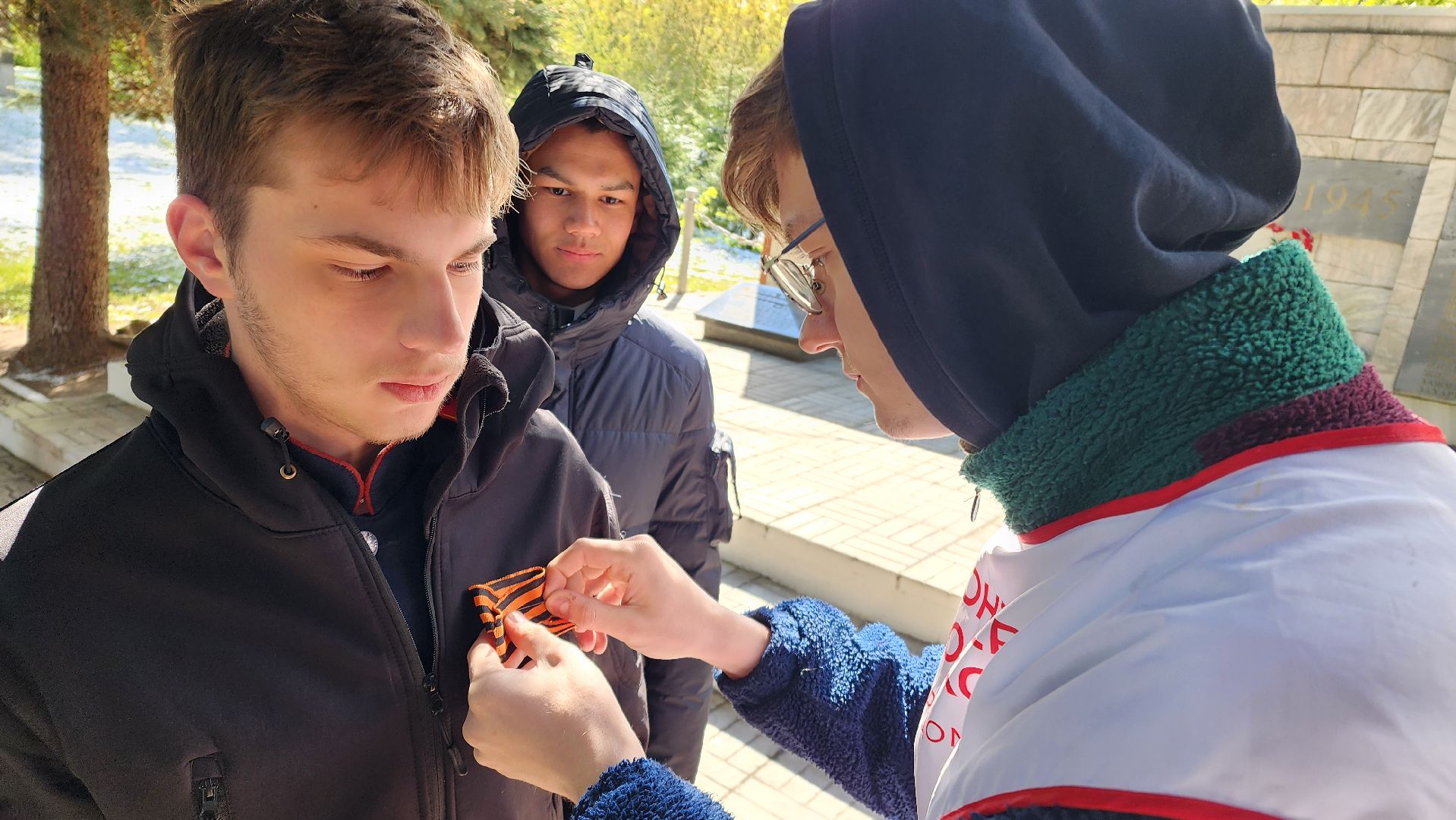 ЦВПВ, Домодедово, Подмосковье, георгиевская лента, Митинг, День Победы, 9 мая, Волонтеры Подмосковья,