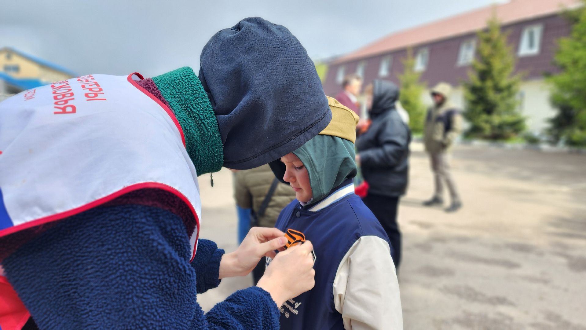 ЦВПВ, Домодедово, Подмосковье, георгиевская лента, Митинг, День Победы, 9 мая, Волонтеры Подмосковья,