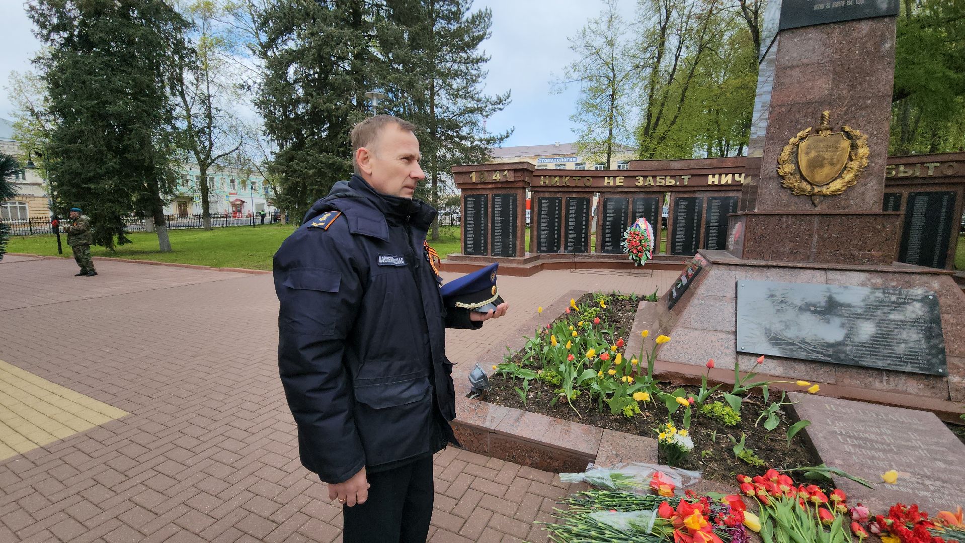 День победы, день победы в рузе, праздник, спасатели, мособлпожспас, Руза, вечный огонь, 9 мая, великая отечественная война,