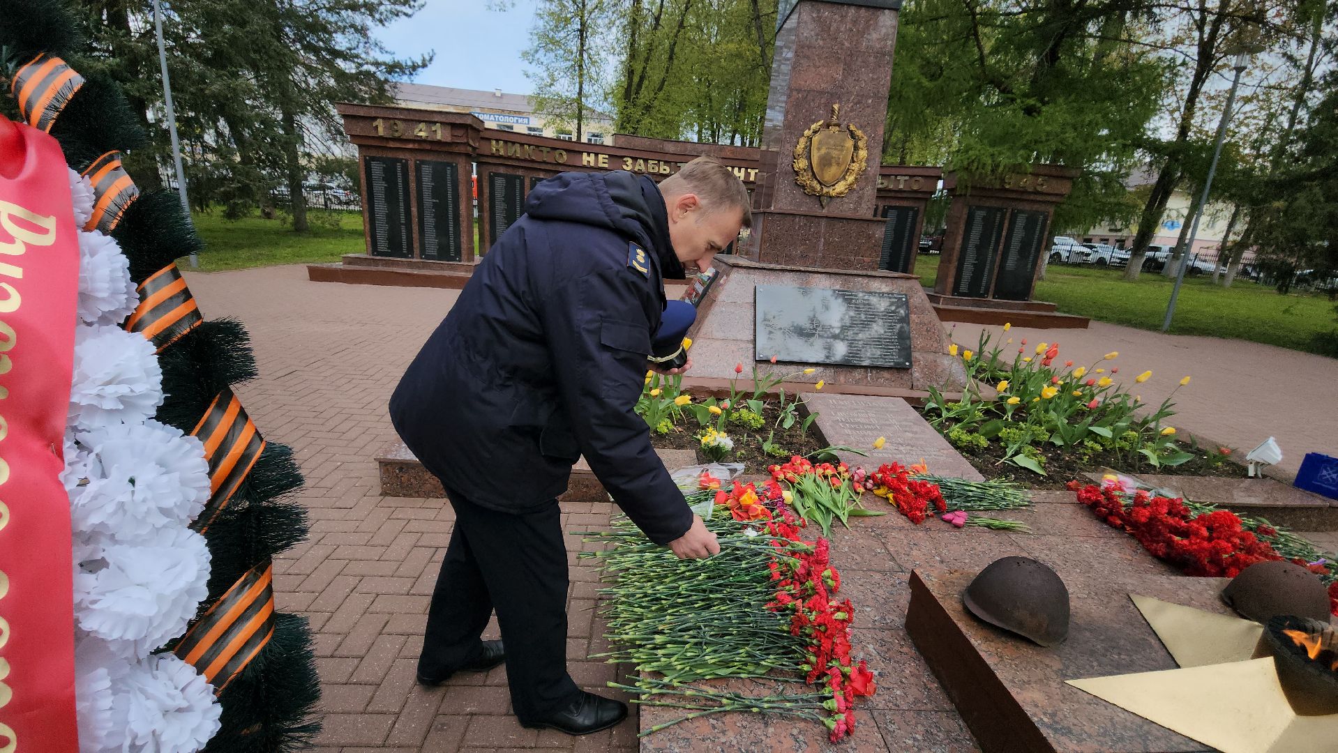 День победы, день победы в рузе, праздник, спасатели, мособлпожспас, Руза, вечный огонь, 9 мая, великая отечественная война,