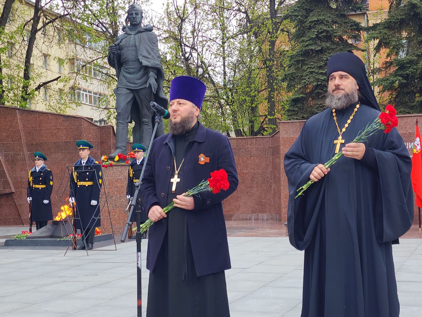Звенигород, День победы, митинг,