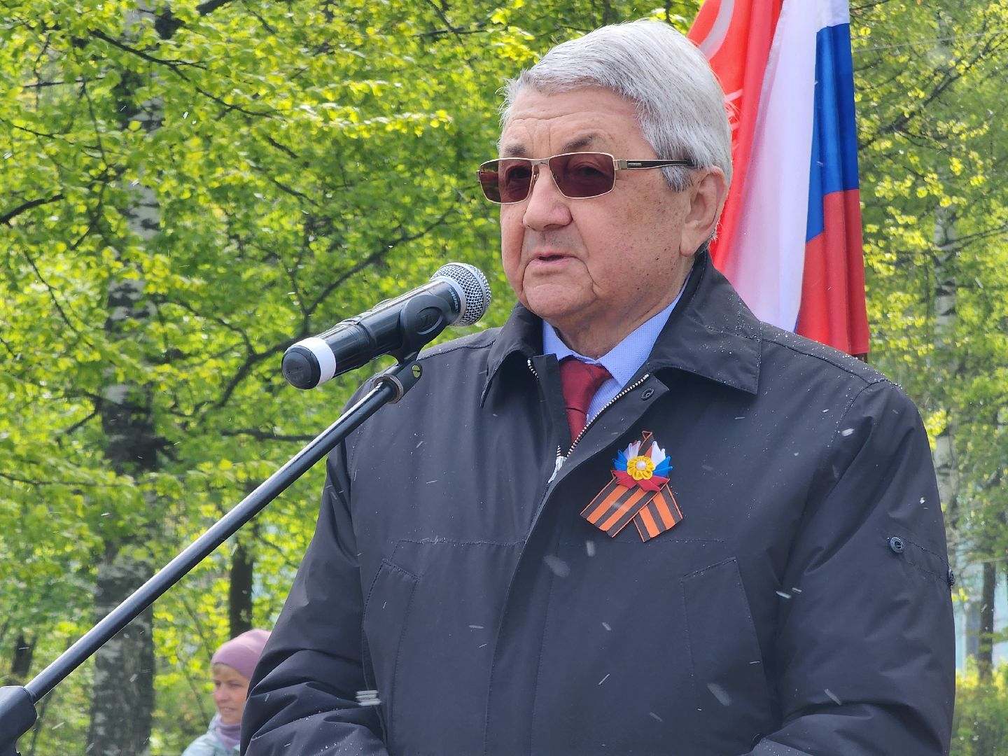 Дубна, День Победы, Возложение цветов, Парк Авиастроителей,