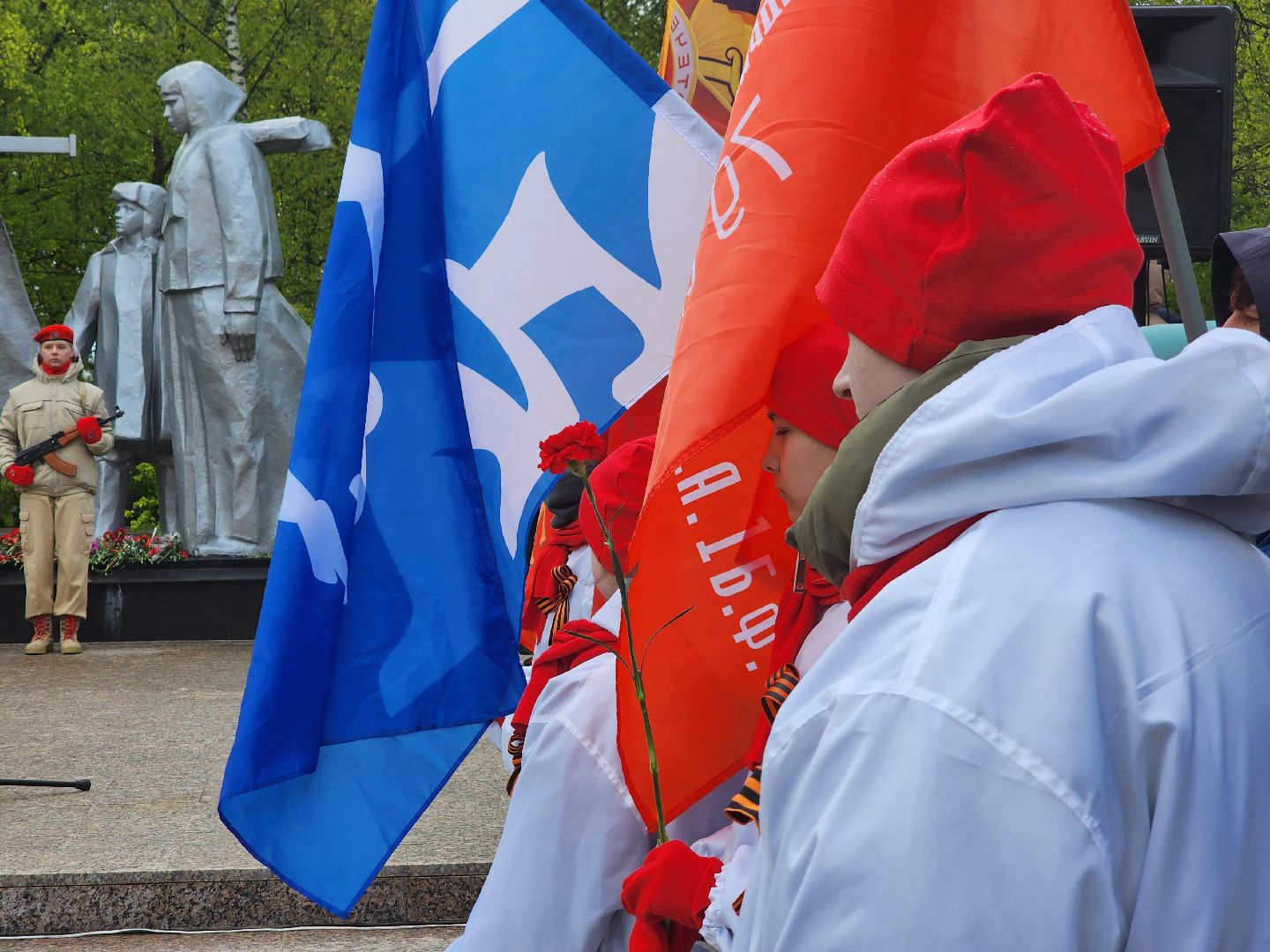 Дубна, День Победы, Возложение цветов, Парк Авиастроителей,