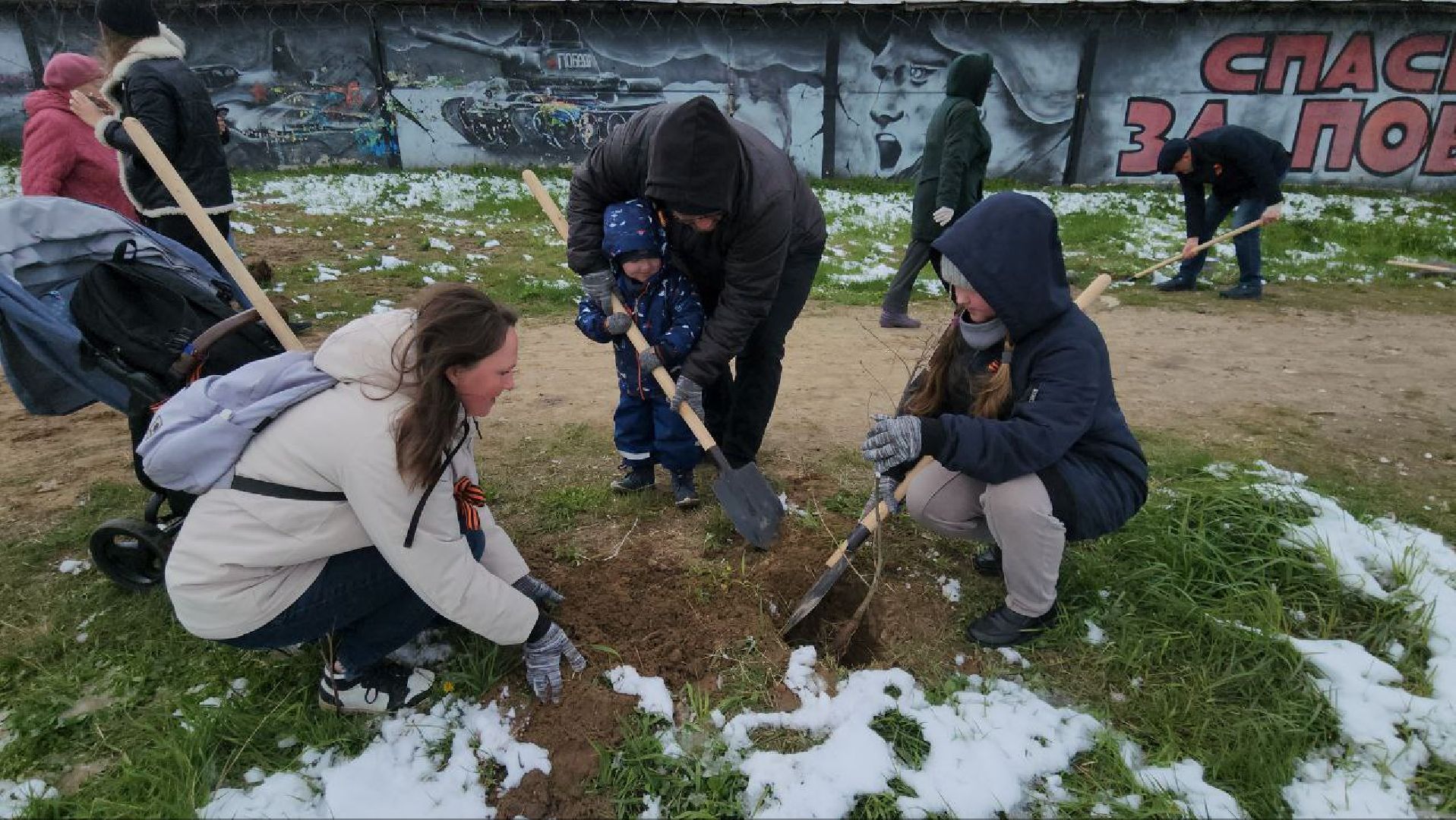 люберцы, парк победы, посадка деревьев, глава городского округа люберцы владимир волков,