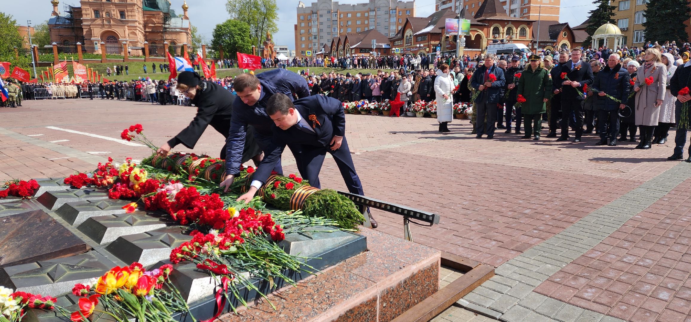 раменское, день победы, торжественное мероприятие на площади победы,