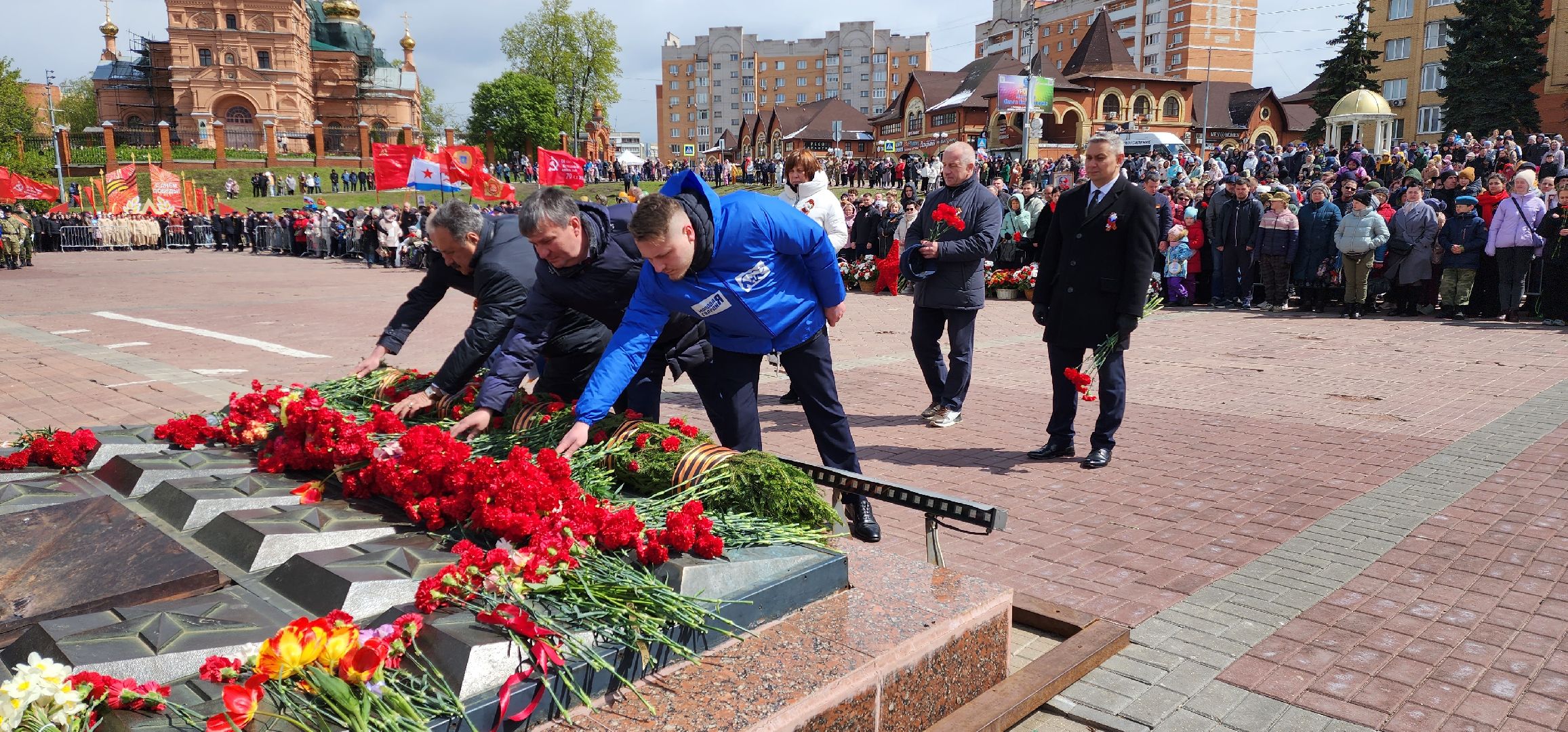 раменское, день победы, торжественное мероприятие на площади победы,