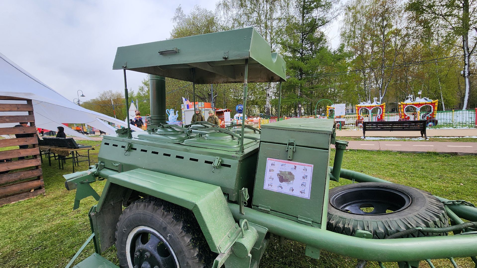 Солнечногорск, 9 мая, День Победы, озеро сенеж, полевая кухня,