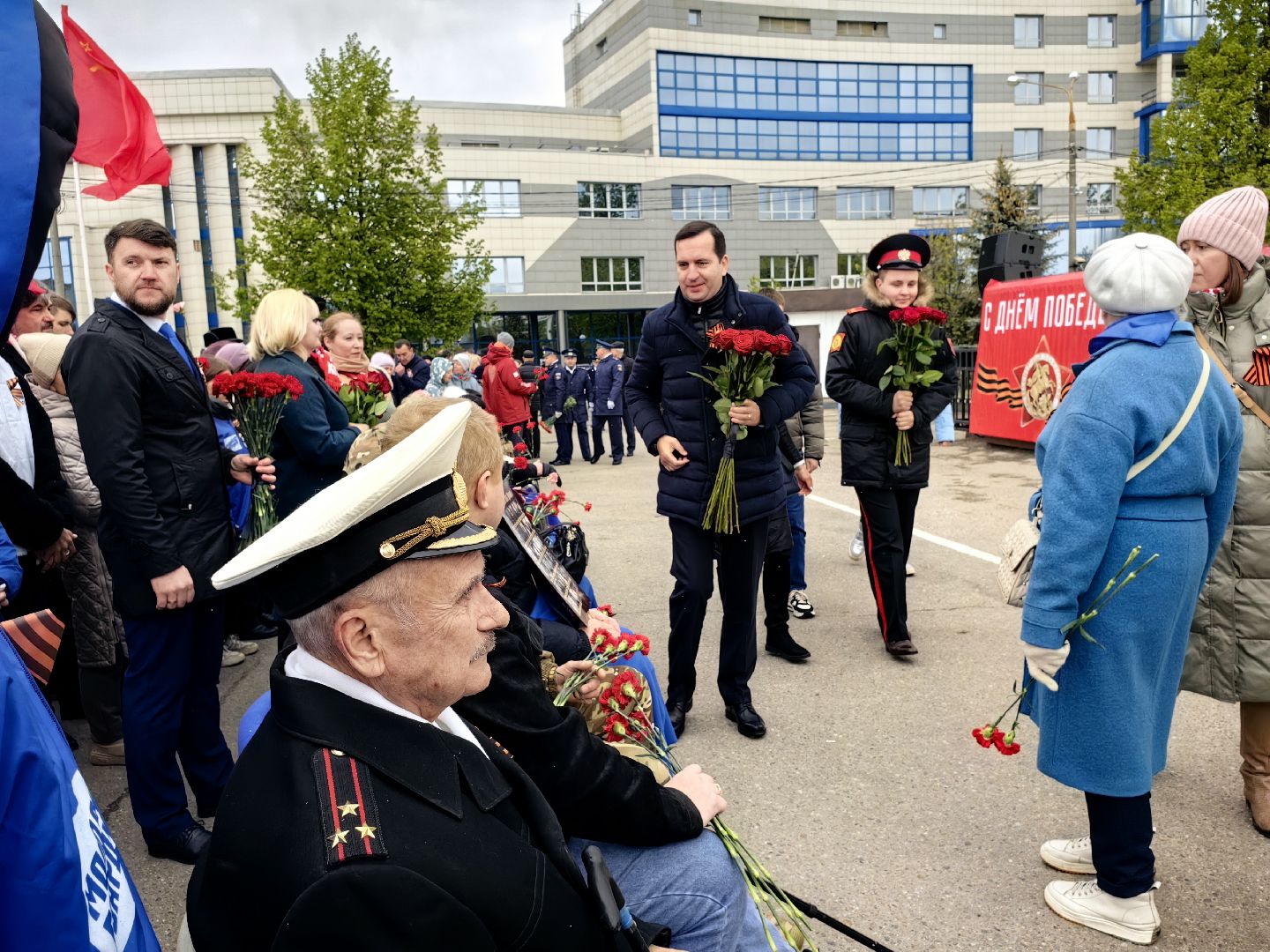 День Победы, Мемориал, Аллея памяти, Возложение цветов, 9 Мая,
