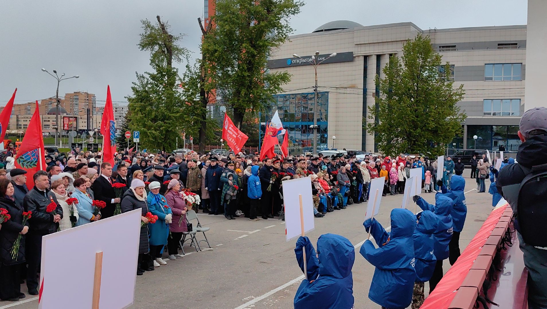 День Победы, Мемориал, Аллея памяти, Возложение цветов, 9 Мая,