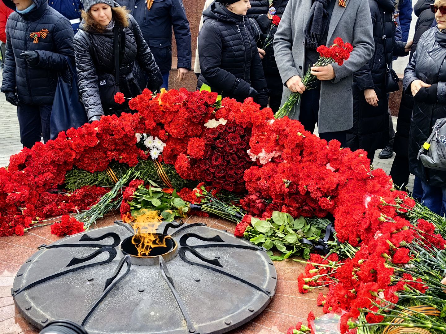 День Победы, Мемориал, Аллея памяти, Возложение цветов, 9 Мая,