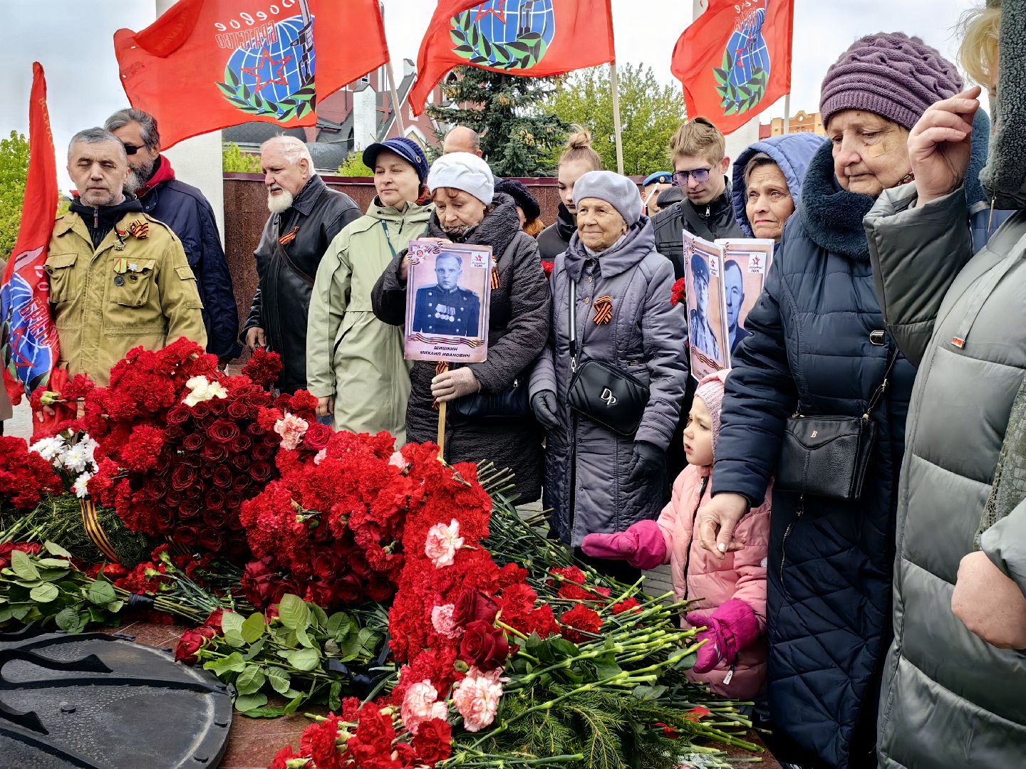 День Победы, Мемориал, Аллея памяти, Возложение цветов, 9 Мая,