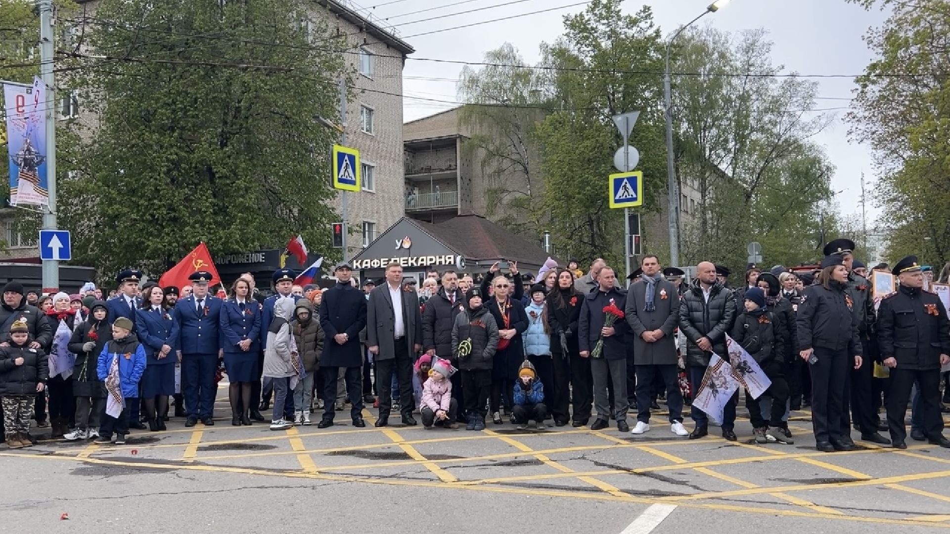 химки, 9 мая, день победы, праздник, возложение цветов,