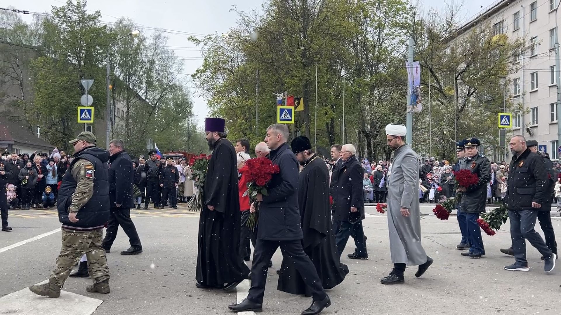 химки, 9 мая, день победы, праздник, возложение цветов,