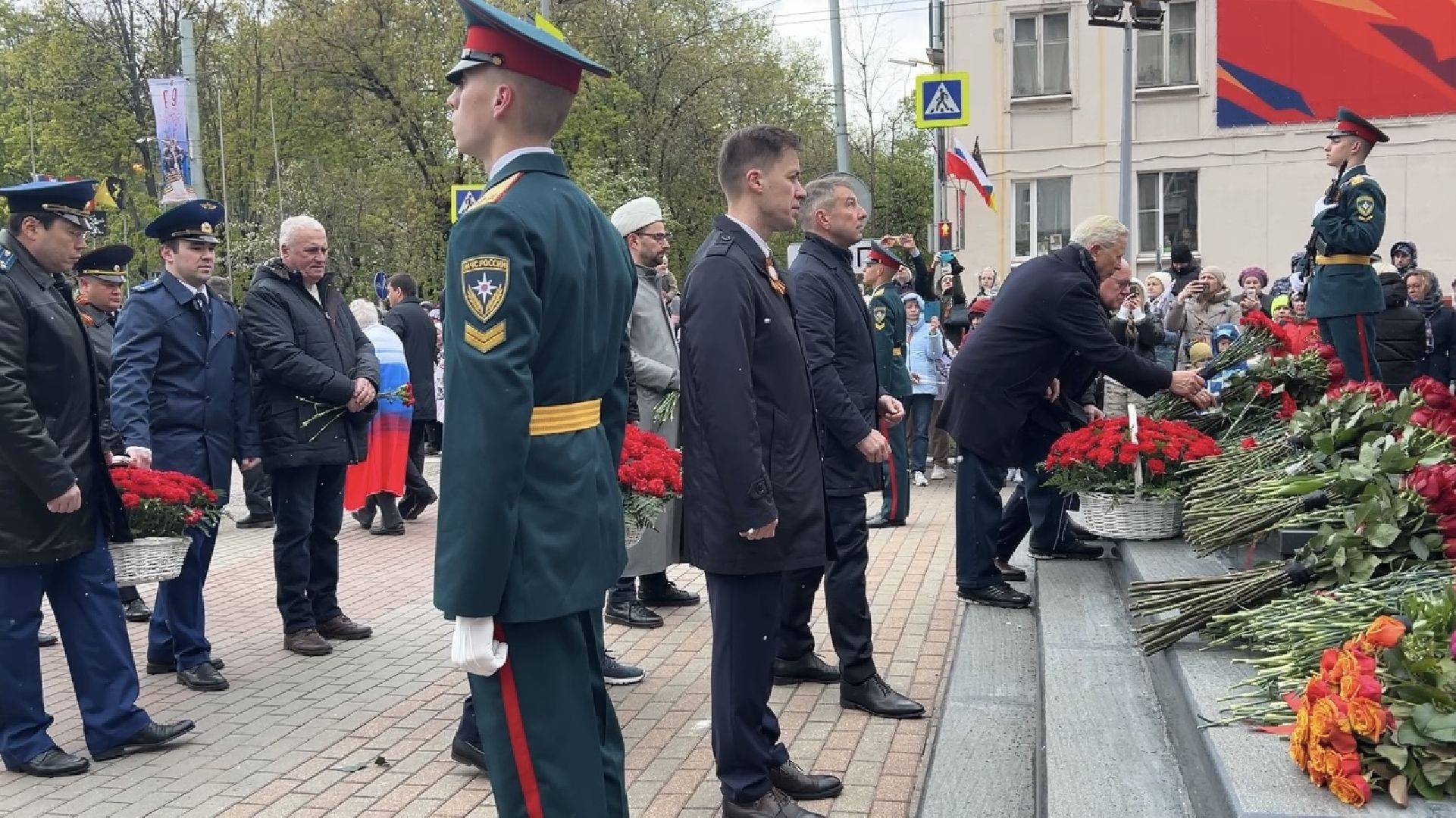 химки, 9 мая, день победы, праздник, возложение цветов,