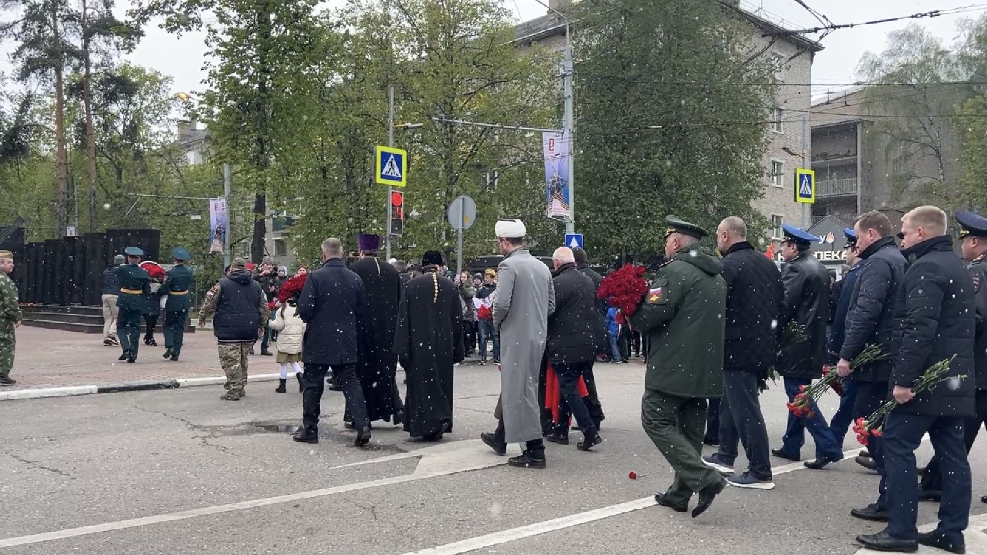 химки, 9 мая, день победы, праздник, возложение цветов,