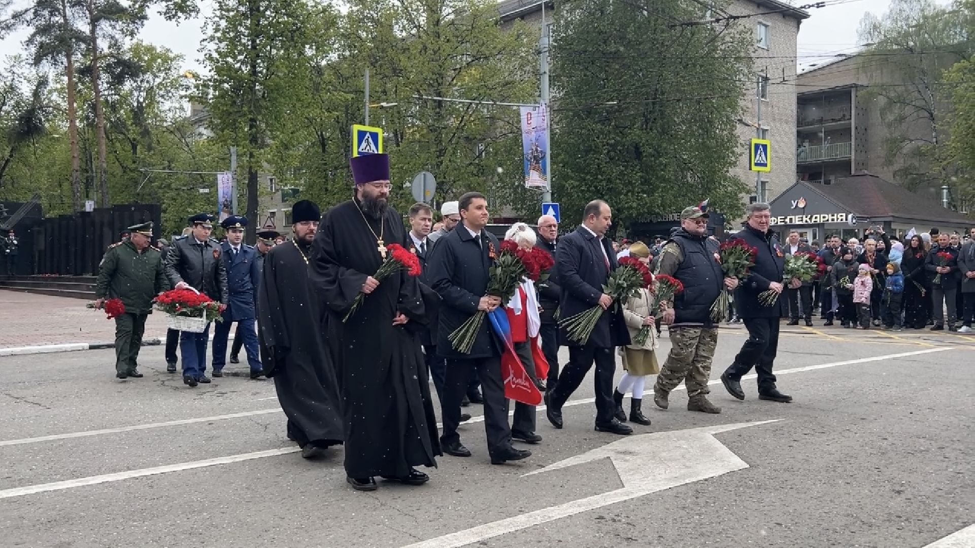 химки, 9 мая, день победы, праздник, возложение цветов,