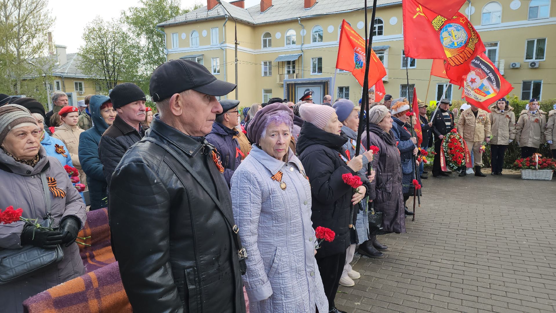кашира, день победы, 9 мая, аллея славы, митинг, возложение цветов,