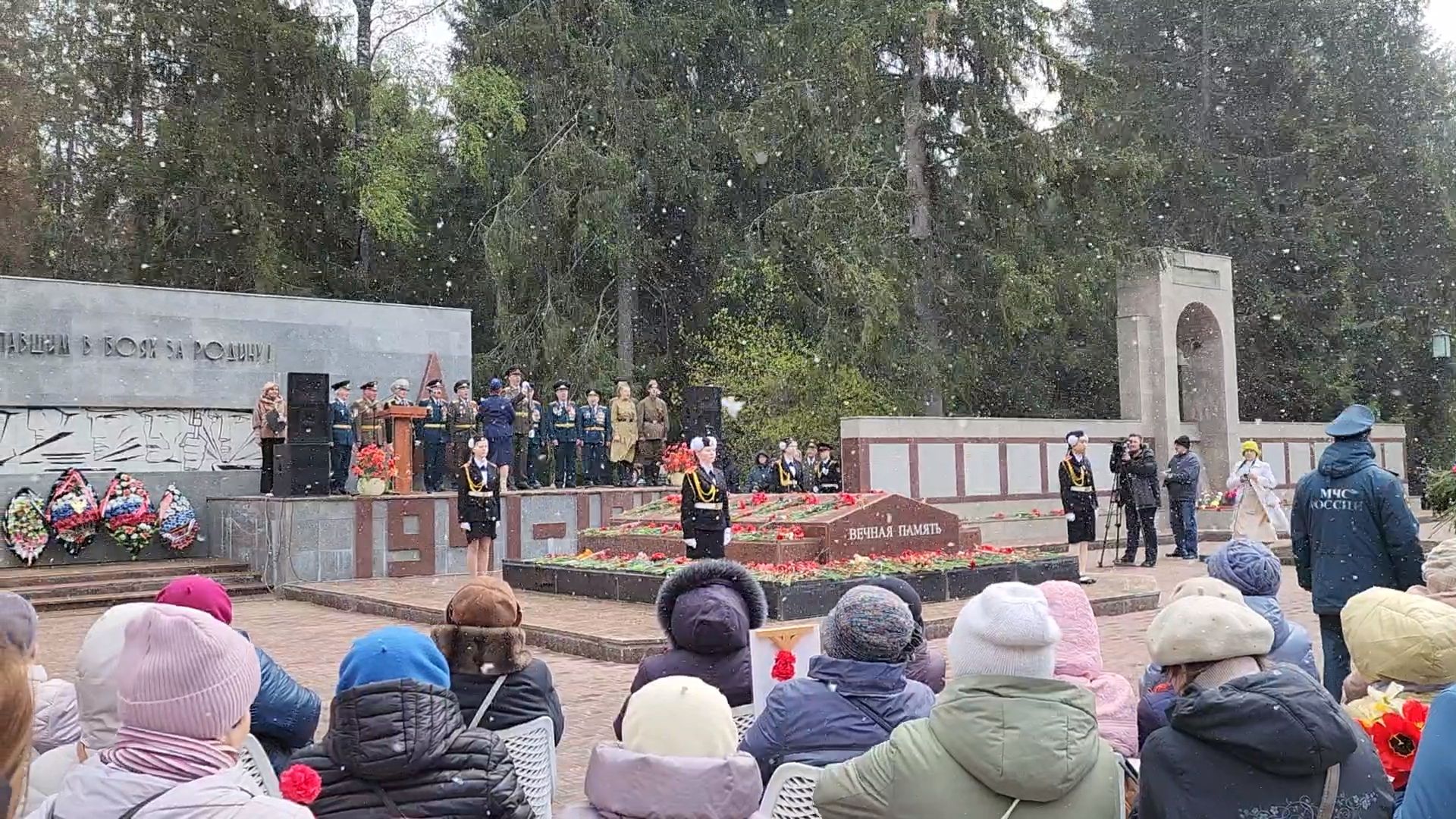 Дубна, Возложение цветов, День Победы, Память,