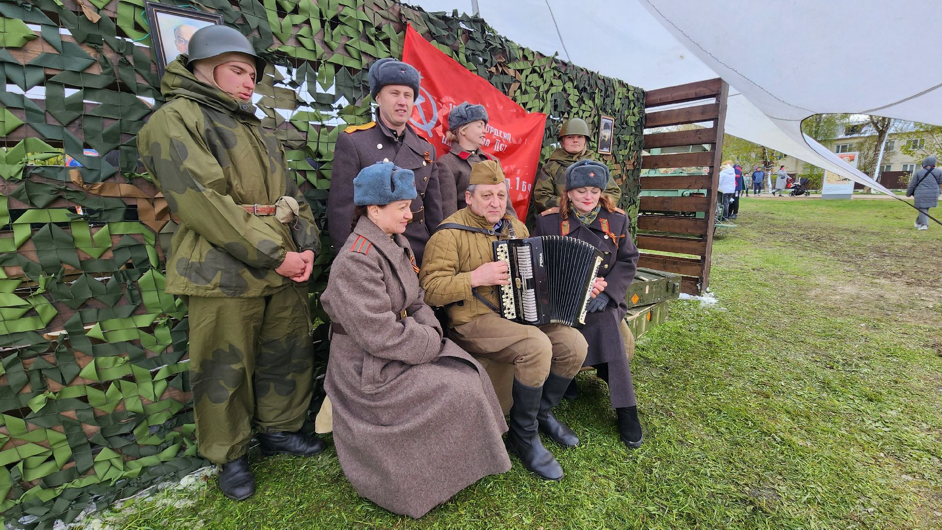 Солнечногорск, 9 мая, День Победы, агибригада, военные песни,