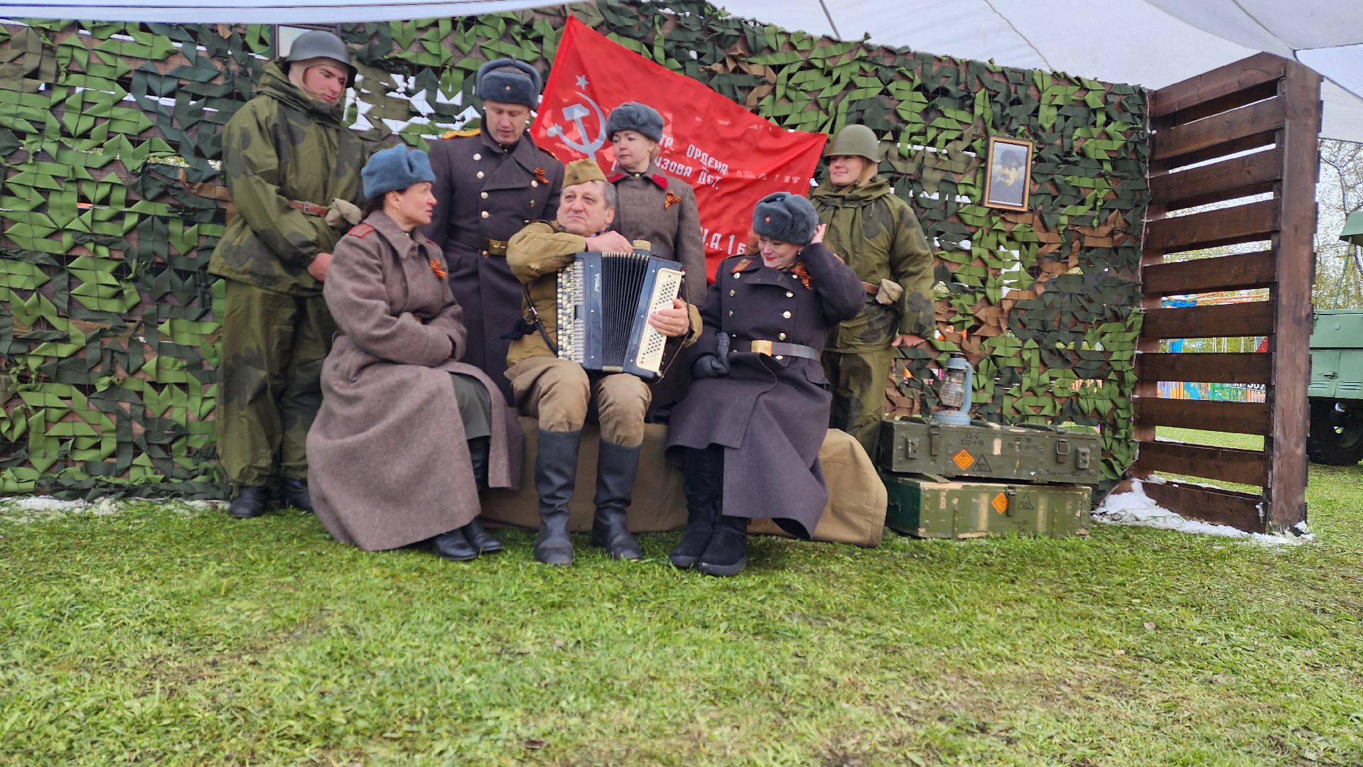 Солнечногорск, 9 мая, День Победы, агибригада, военные песни,