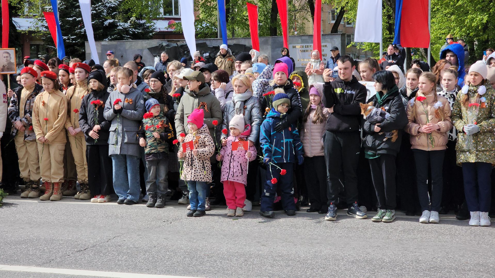 Егорьевск, 9 мая, митинг, вечный огонь, венки, цветы,