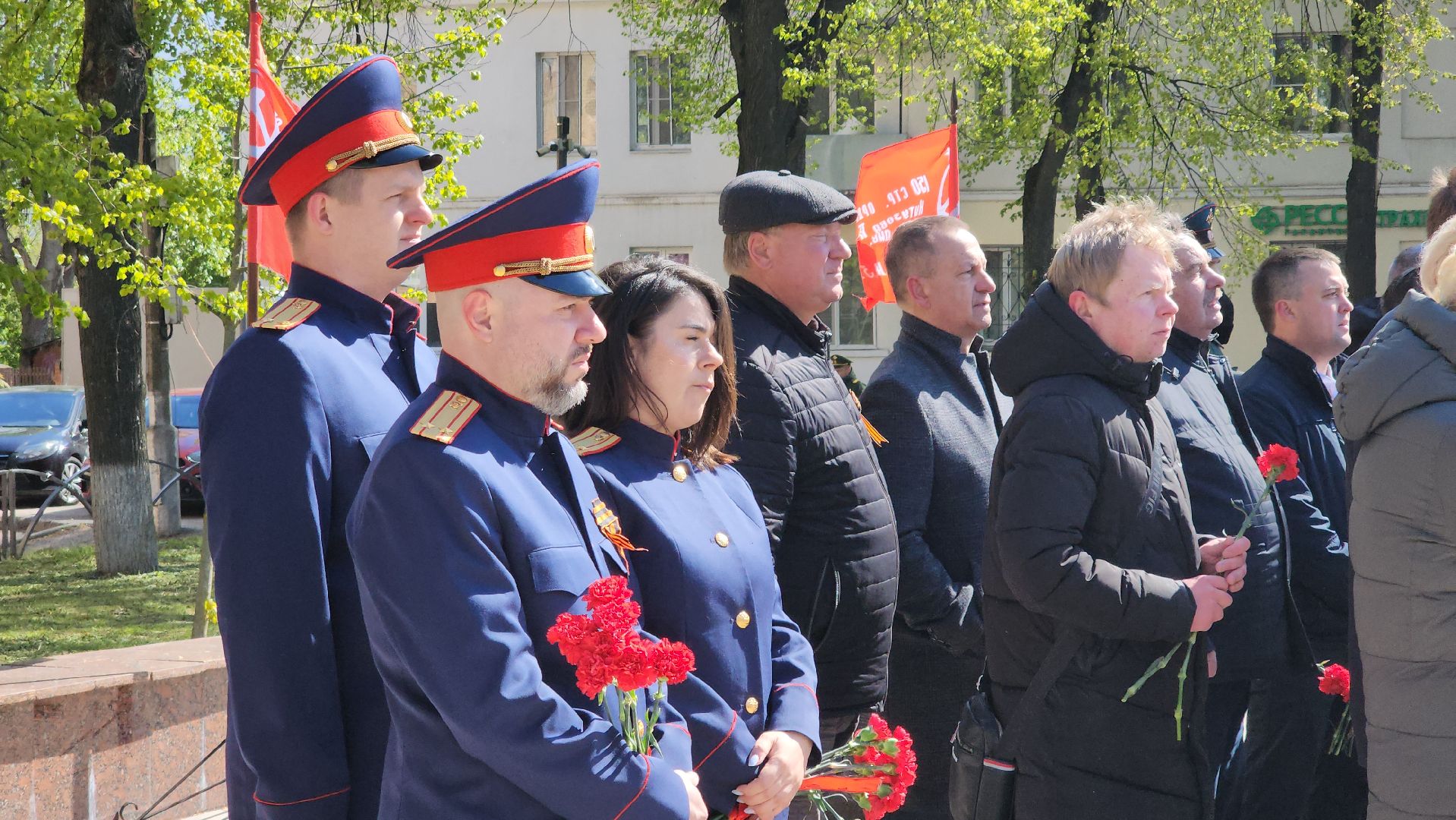 Егорьевск, 9 мая, митинг, вечный огонь, венки, цветы,